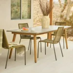 Atra 94.5_ Outdoor Dining Table - Concrete