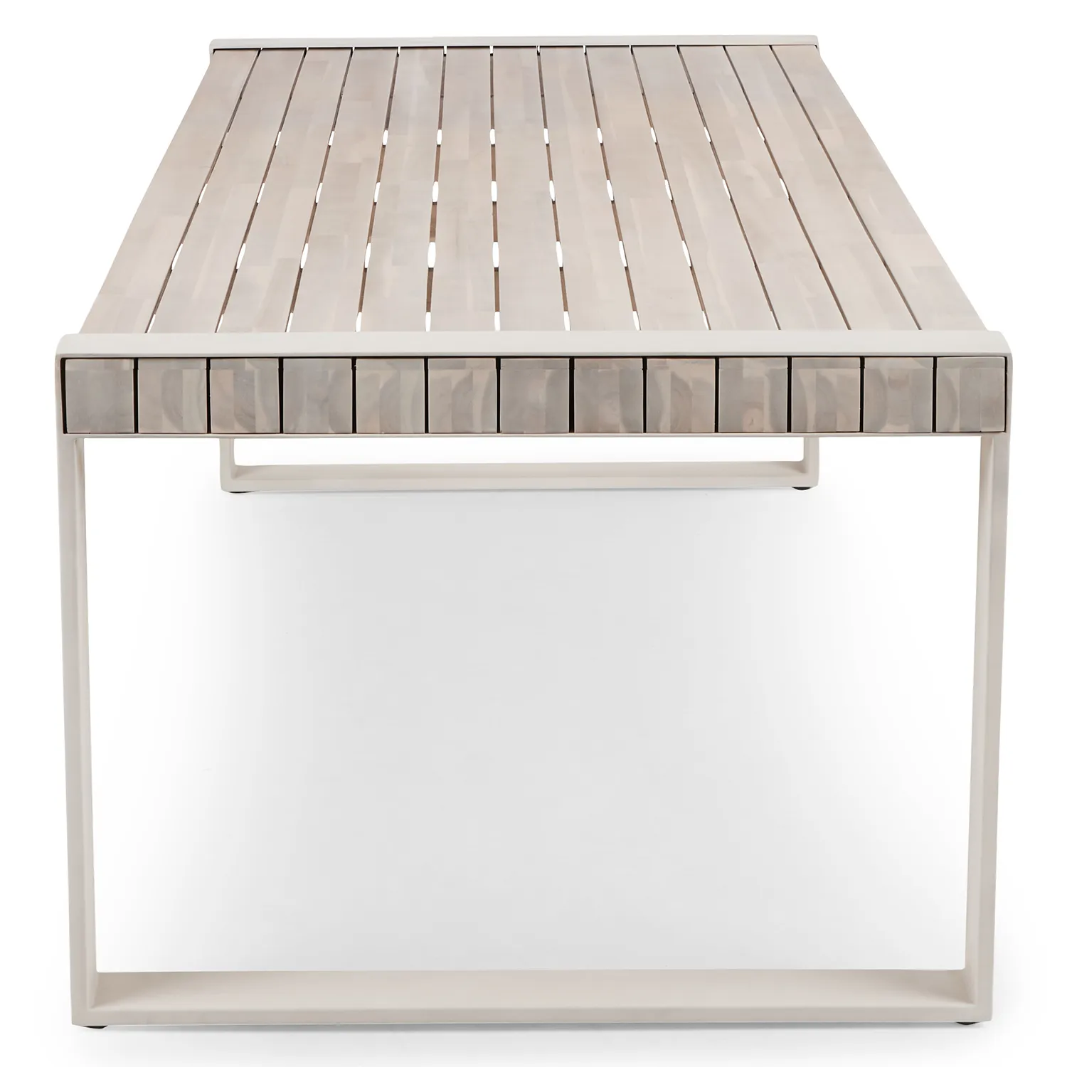 Lubek 94.5_ Outdoor Dining Table - Byron Gray - Image 3