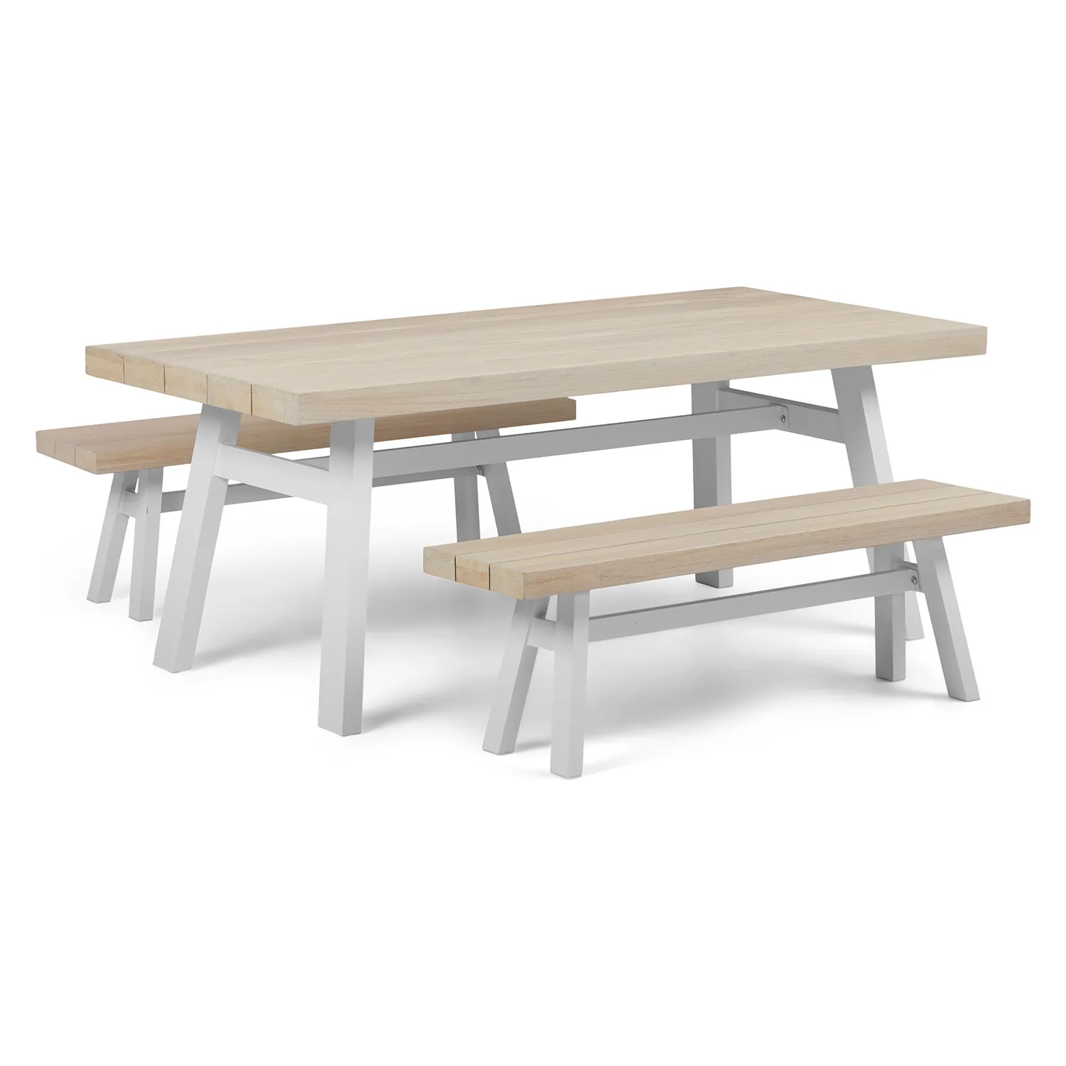 Sardis 77_ Outdoor Dining Set - Driftwood Gray - Image 4
