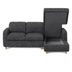 Vati 90.5_ Right Storage Sectional - Napa Charcoal