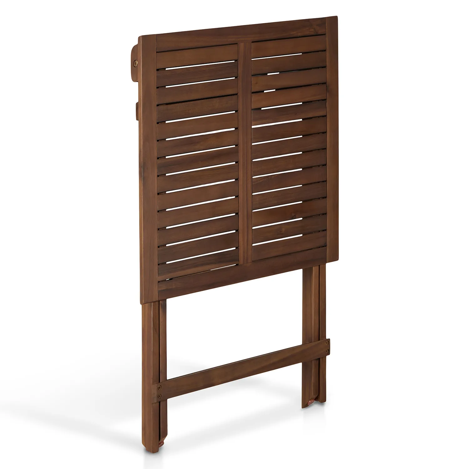 Elanora Outdoor Folding Cafe Table - Dark Acacia - Image 14