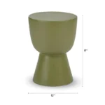 Hendry Outdoor Side Table - Willow Green