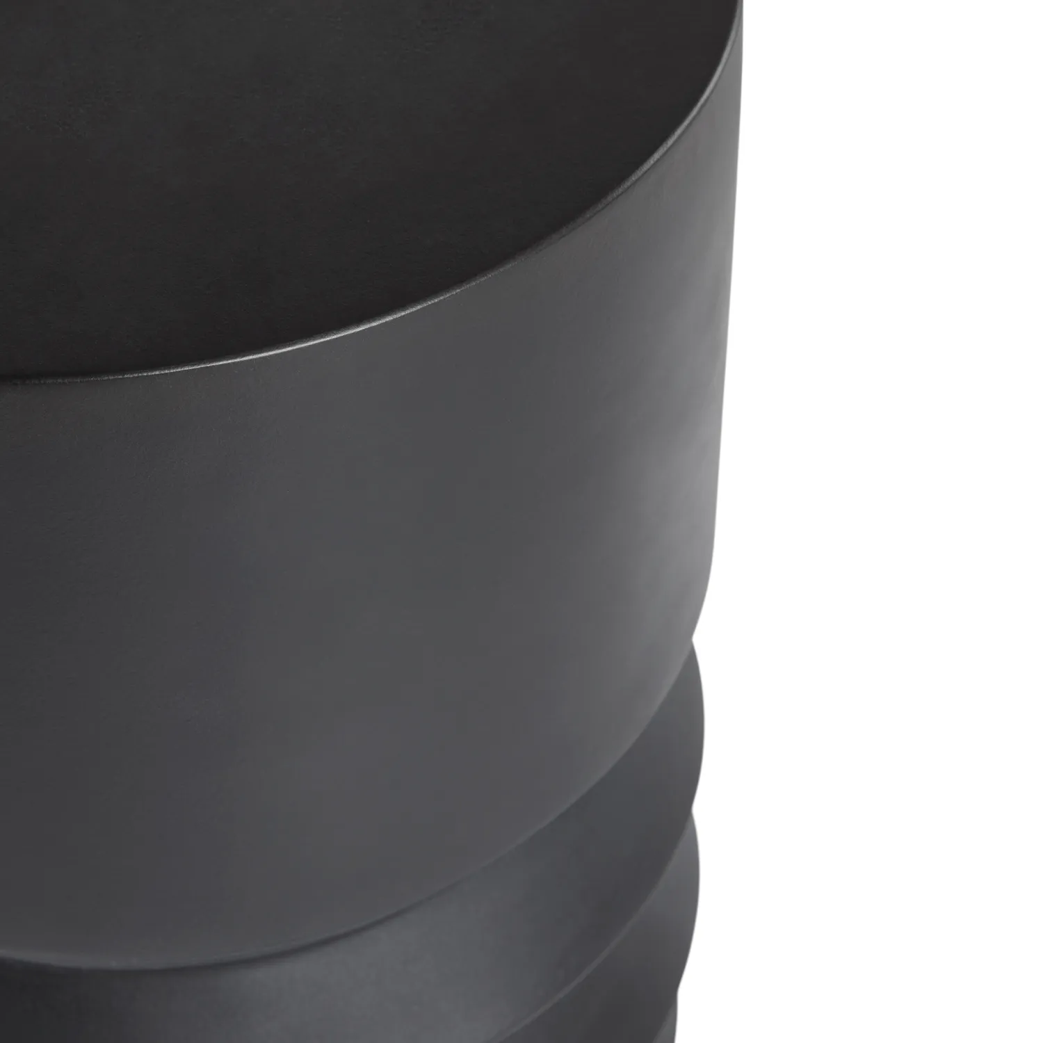 Pindo Outdoor Concrete Side Table - Black - Image 10