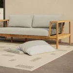 Callais Outdoor Sofa Cushion Cover Set - Dravite Ivory