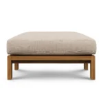 Cove 34.25_ Outdoor Ottoman - Basket Beige