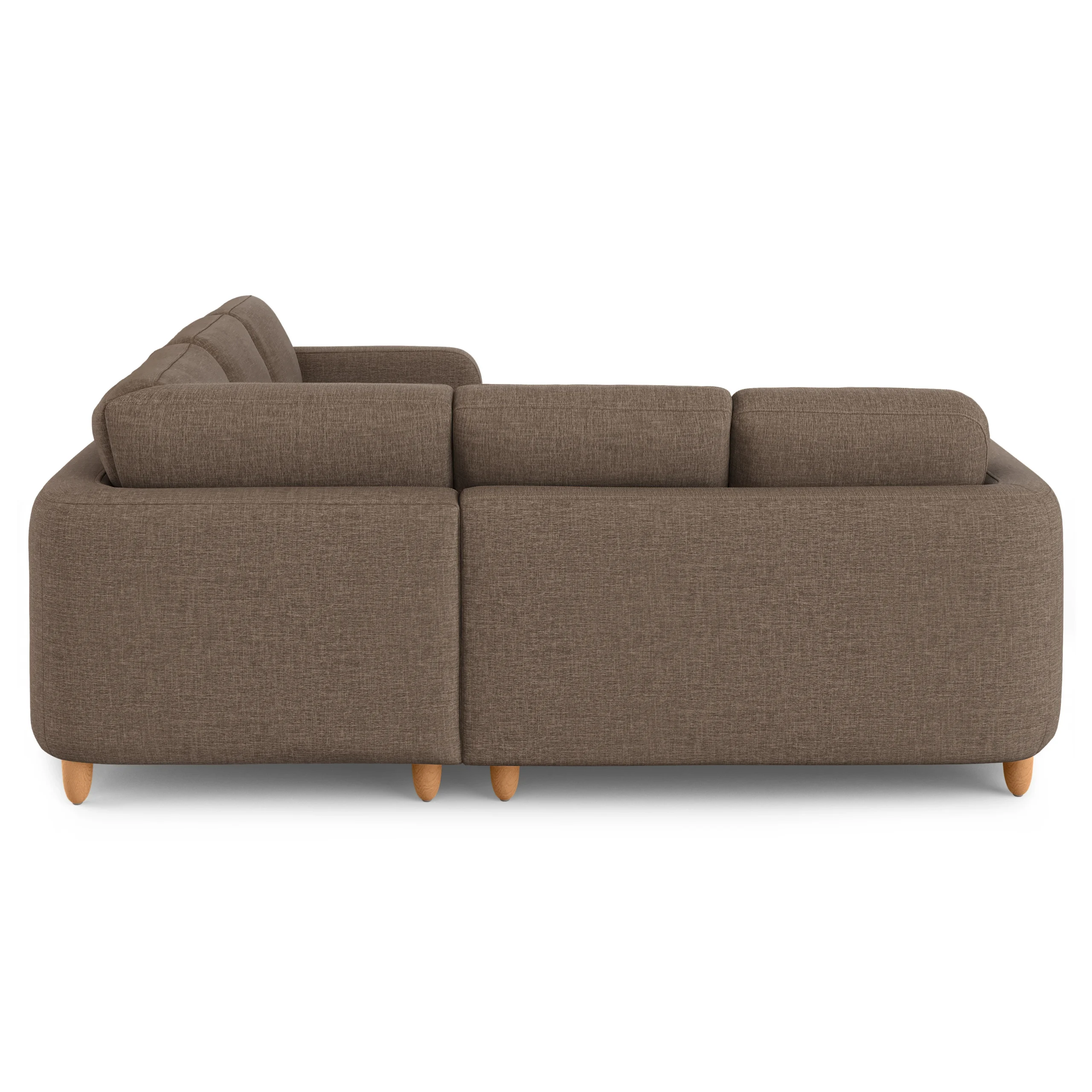 Vati 92_ Corner Sectional - Honey Oak and Buckler Brown - Image 5