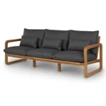 Laholm 88_ Outdoor Sofa Set - Dravite Black