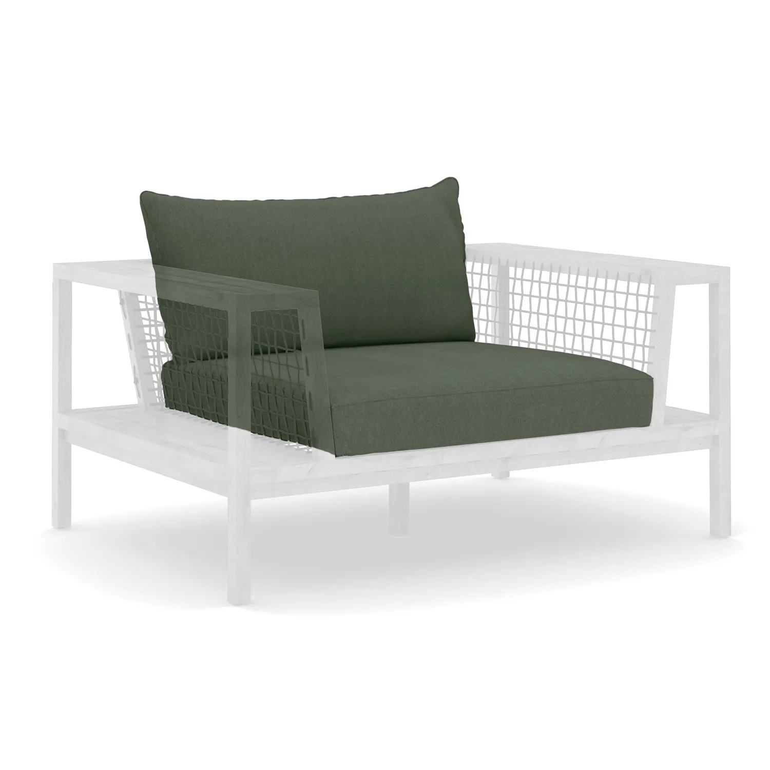 Callais Outdoor Lounge Chair Cushion Cover Set - Dravite Green - Image 3