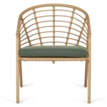 Dalarna 25_ Outdoor Lounge Chair - Dravite Green