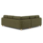 Vati 92_ Corner Sectional -  Natural Oak and Napa Moss