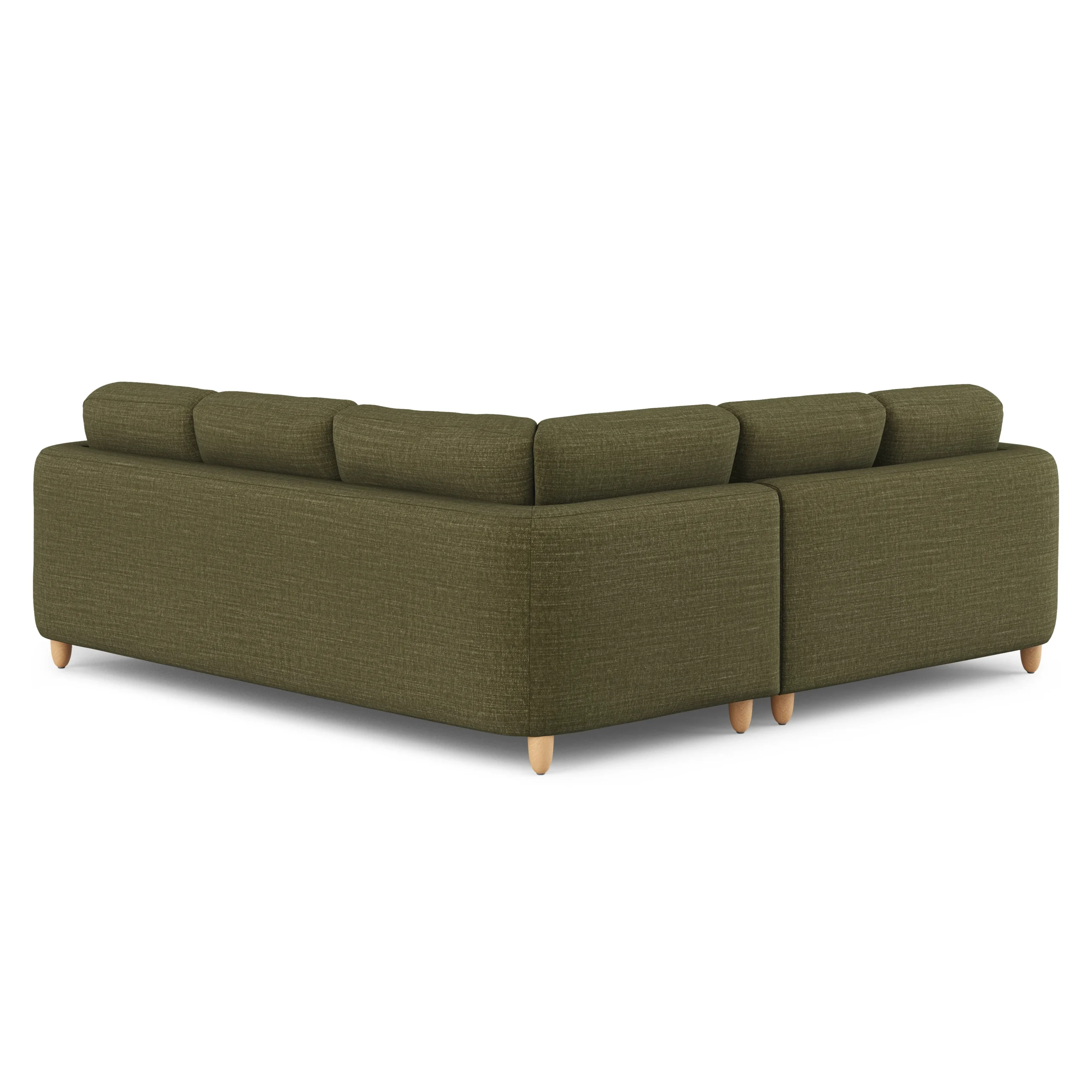 Vati 92_ Corner Sectional - Natural Oak and Napa Moss - Image 6