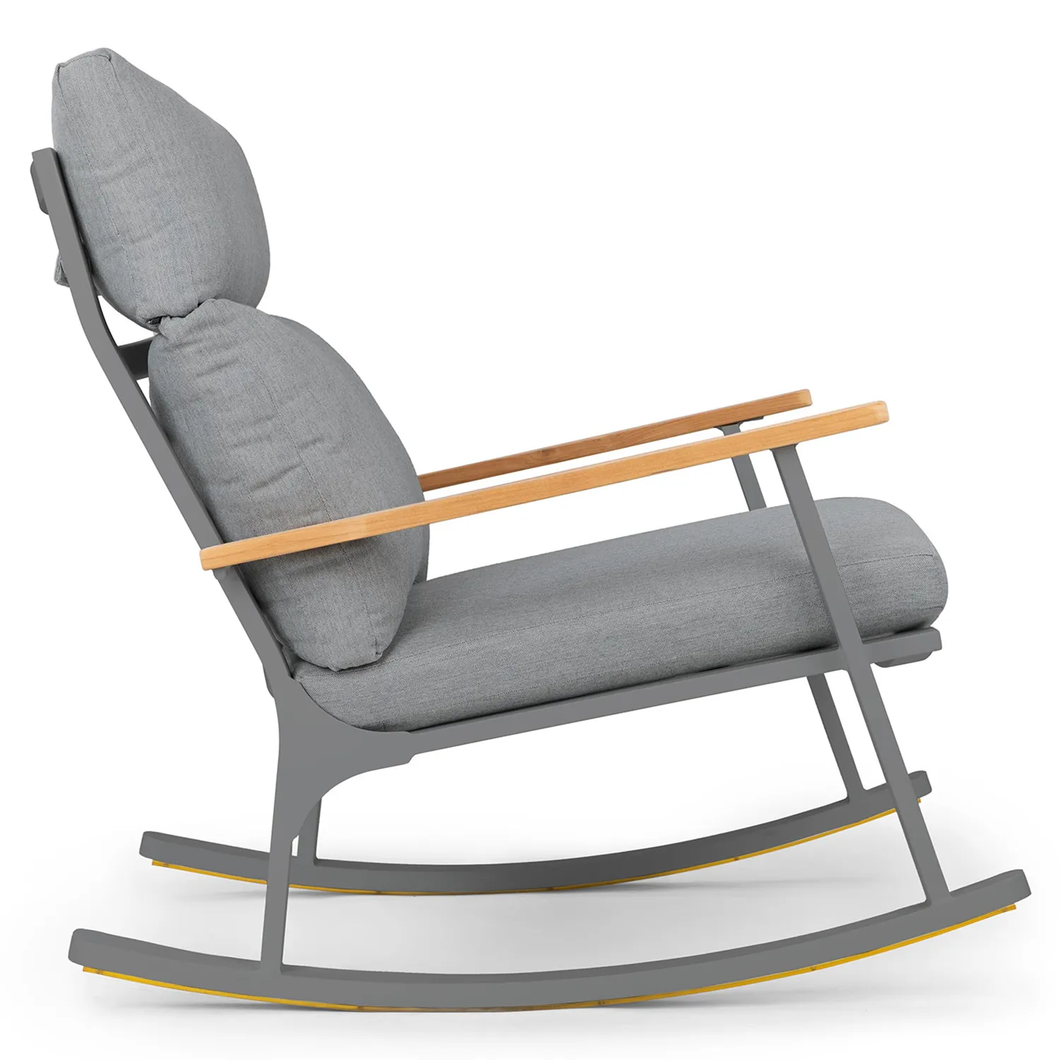 Eleya 31.5_ Outdoor Rocking Chair - Stega Gray - Image 11
