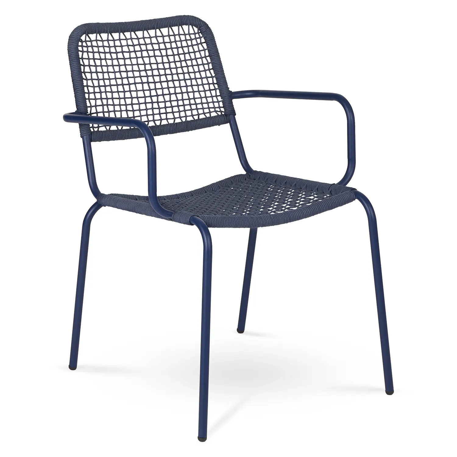 Manna Outdoor Dining Chair - Indigo Blue - Image 8