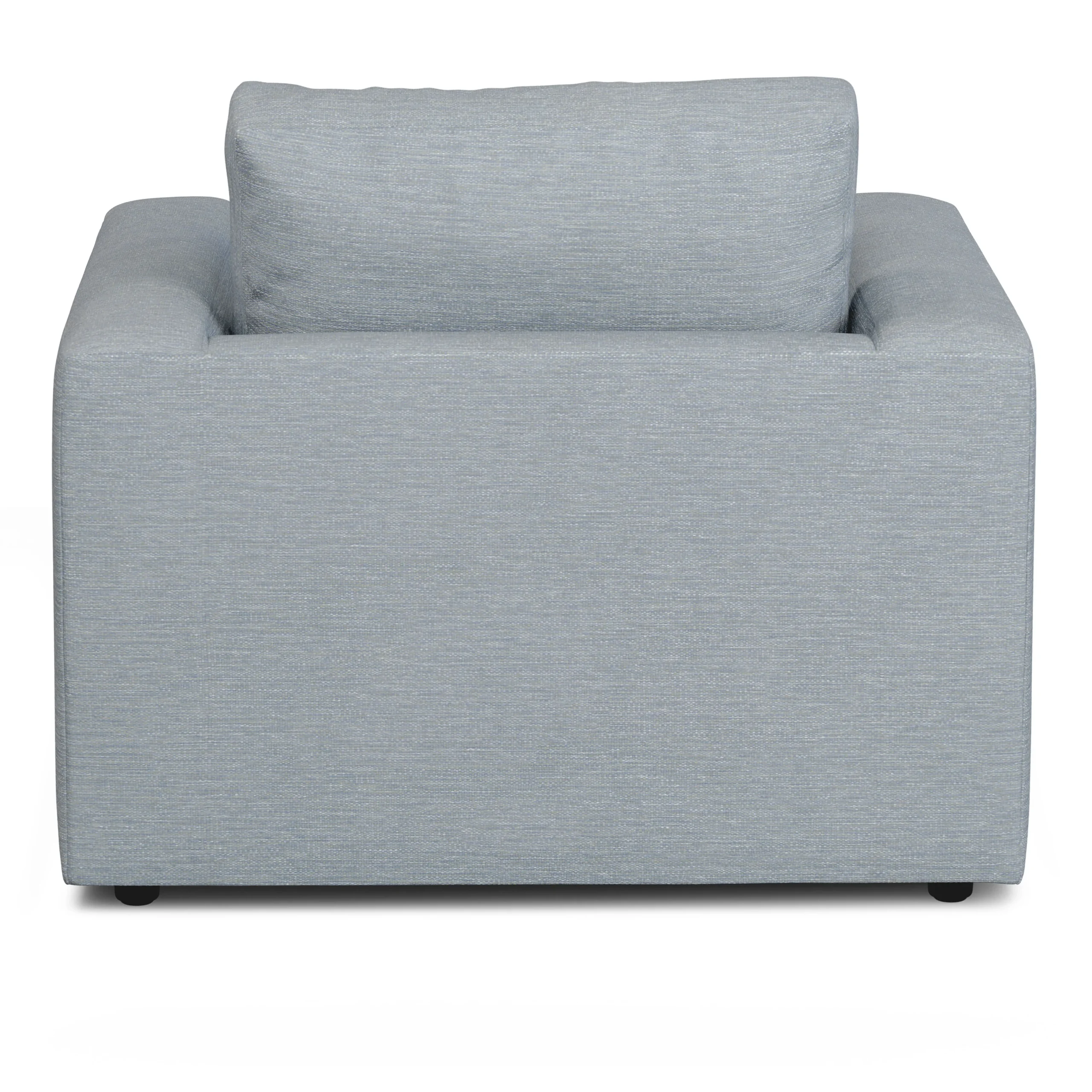 Riley 42_ Lounge Chair - Silver Light Blue - Image 7