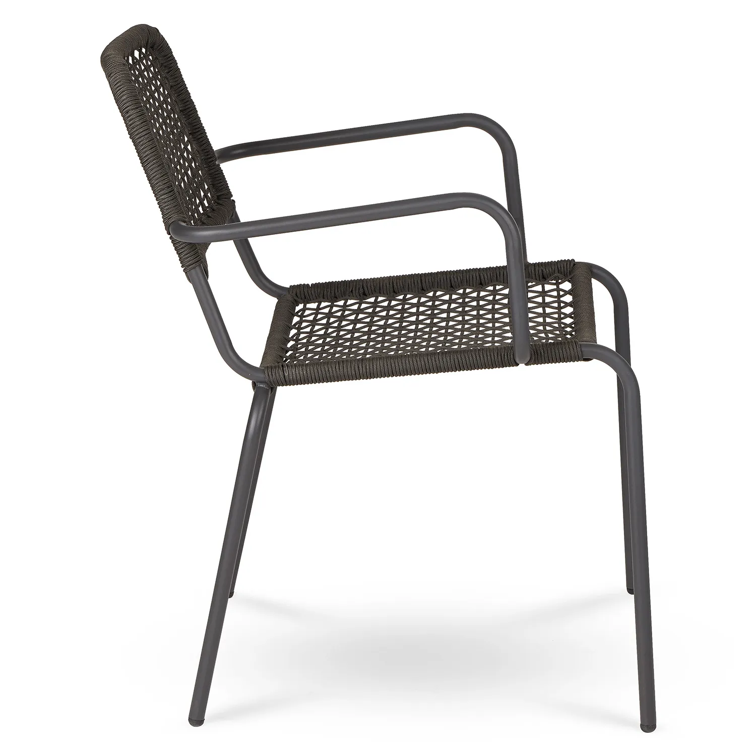 Manna Outdoor Dining Chair - Thunder Black - Image 8
