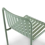 Sarek Outdoor Stackable Dining Chair - Khaki Green