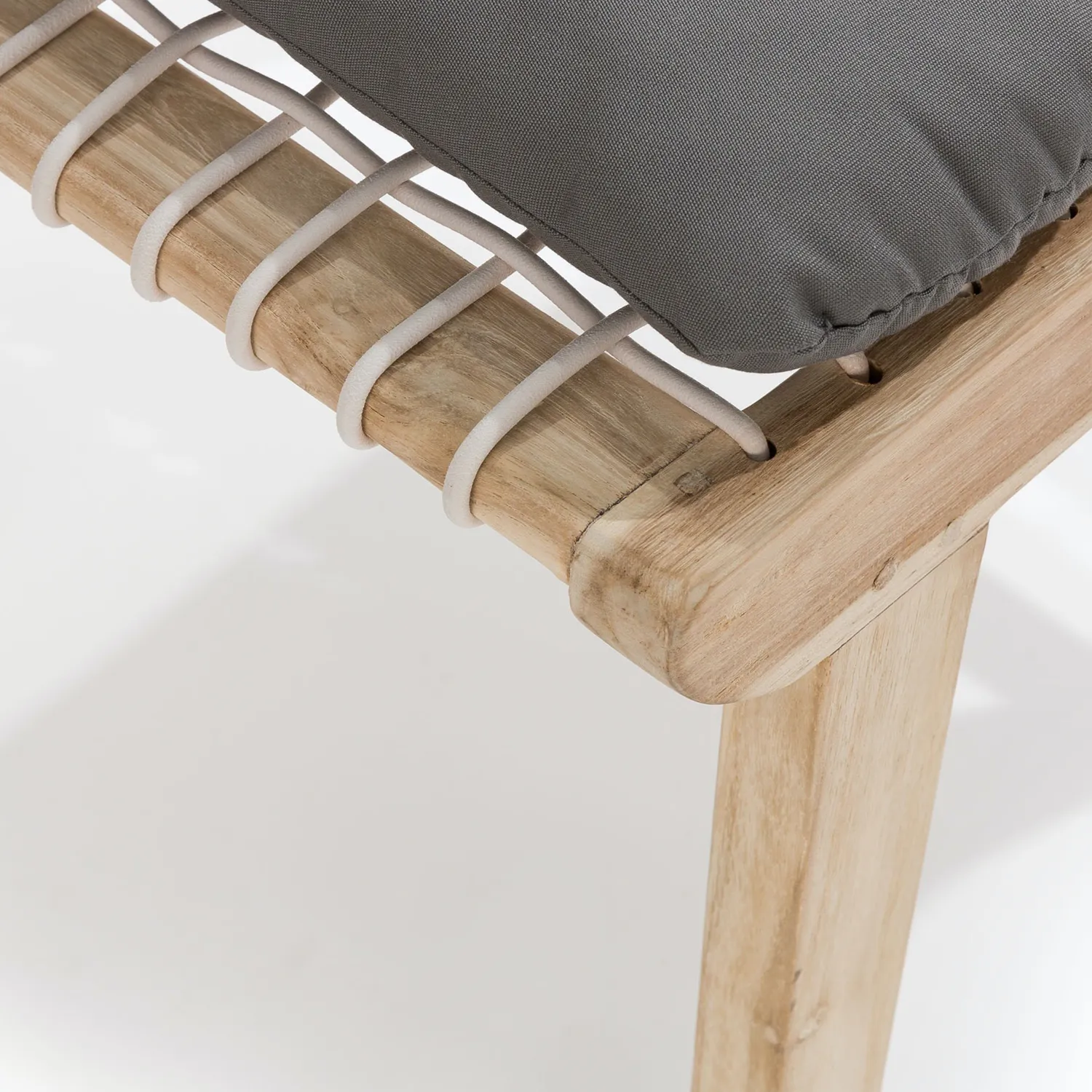 Teaka Outdoor Dining Chair - Natural Teak - Image 13
