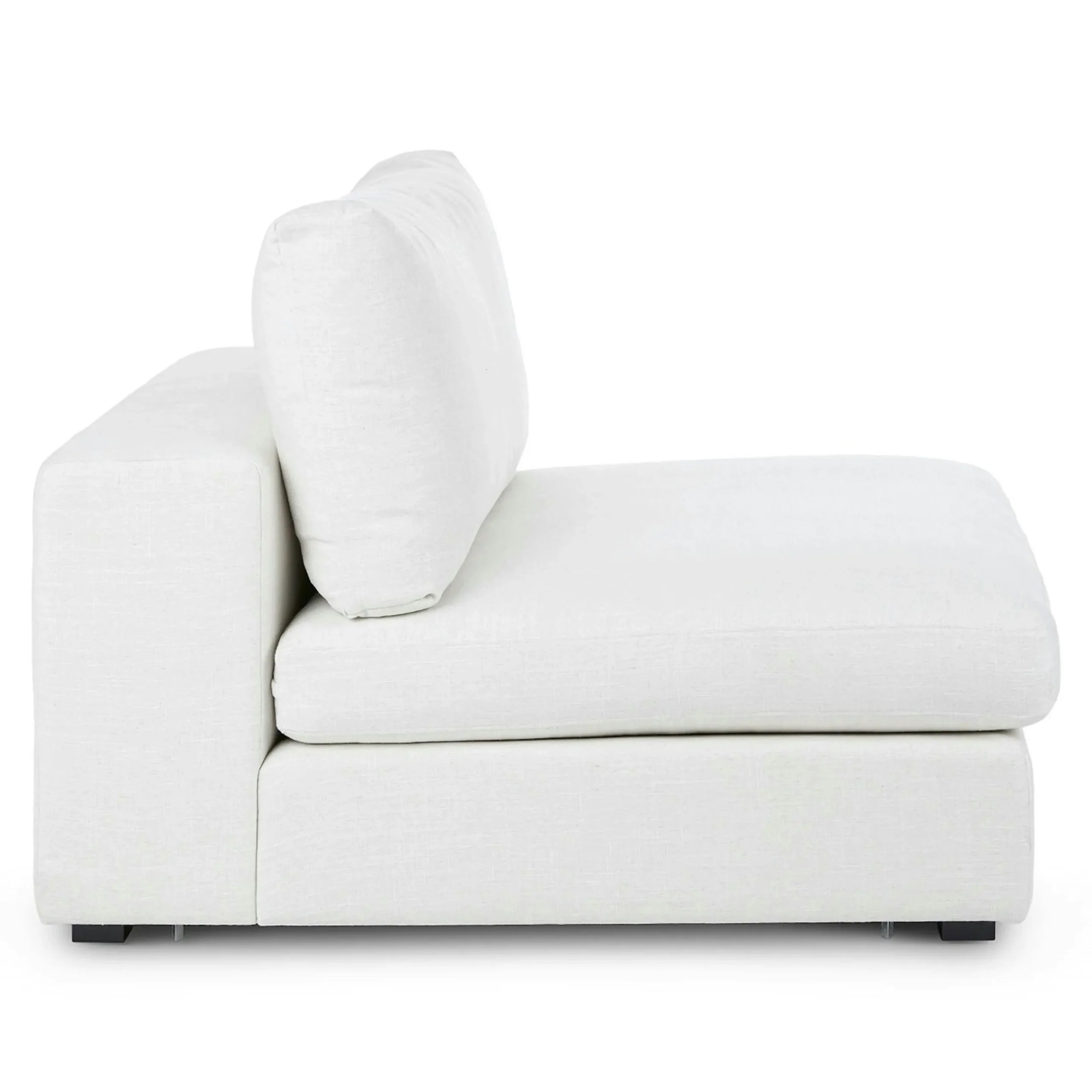Beta 39.5_ Armless Chair Module - Quartz White - Image 8