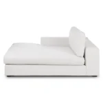 Beta 49_ Left Chaise Module - Quartz White