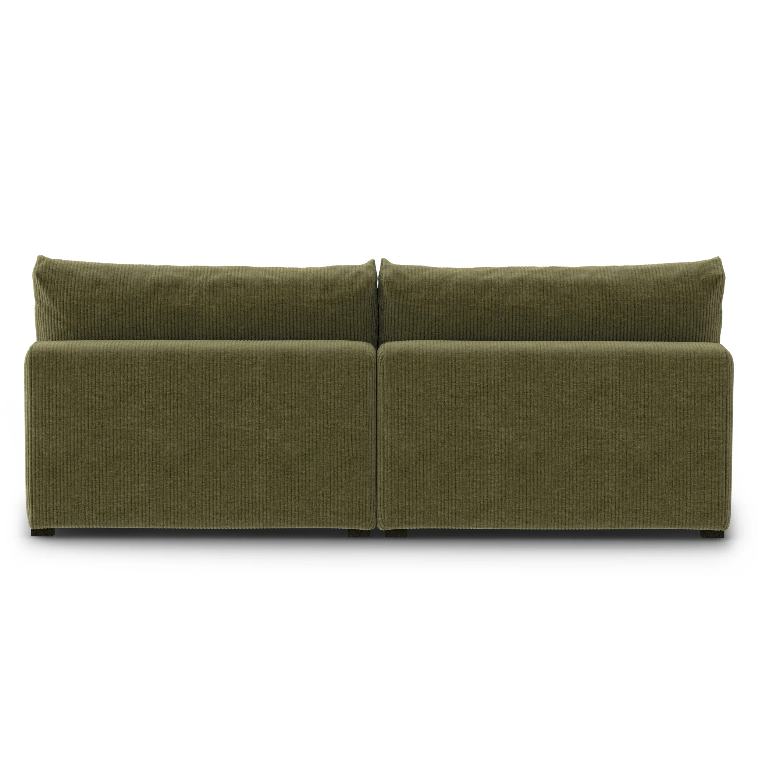 Beta 79_ Armless Modular Sofa - Cypress Green - Image 8