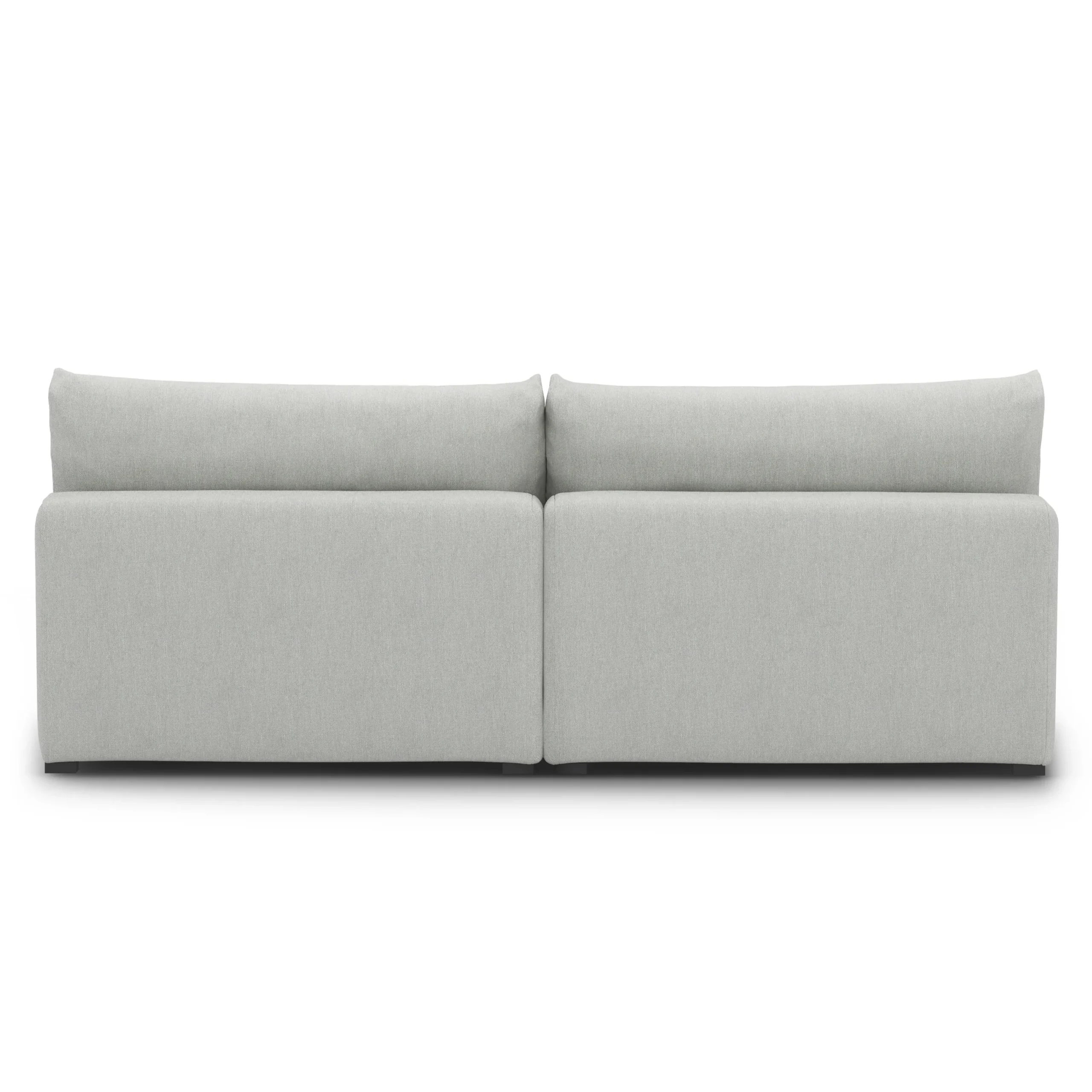 Beta 79_ Armless Modular Sofa - Welsh Gray - Image 9