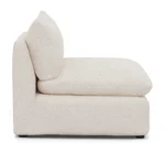 Leigh 39.5_ Armless Chair Module - Ivory Wool Bouclé