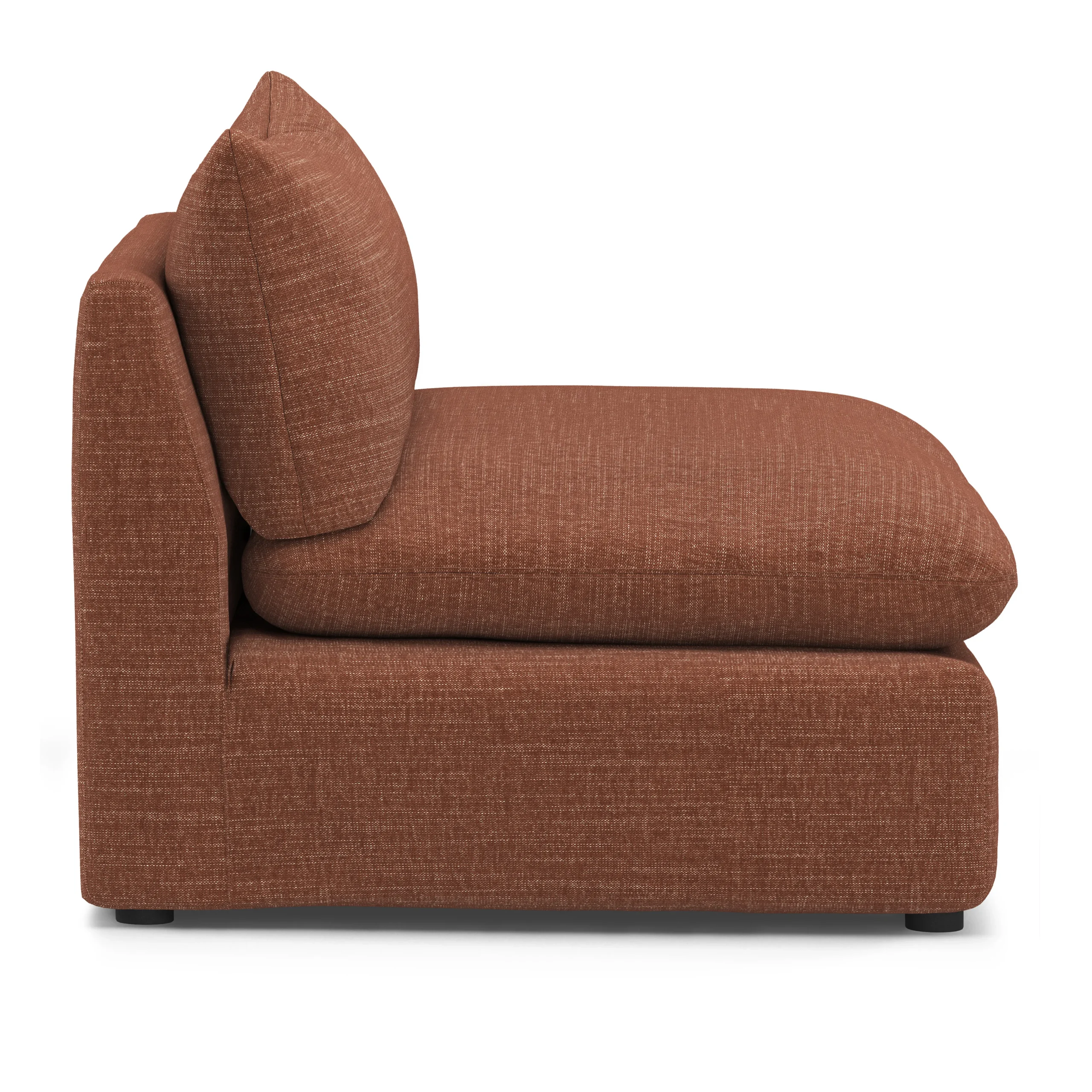 Leigh 39.5_ Armless Chair Module - Napa Rust - Image 10