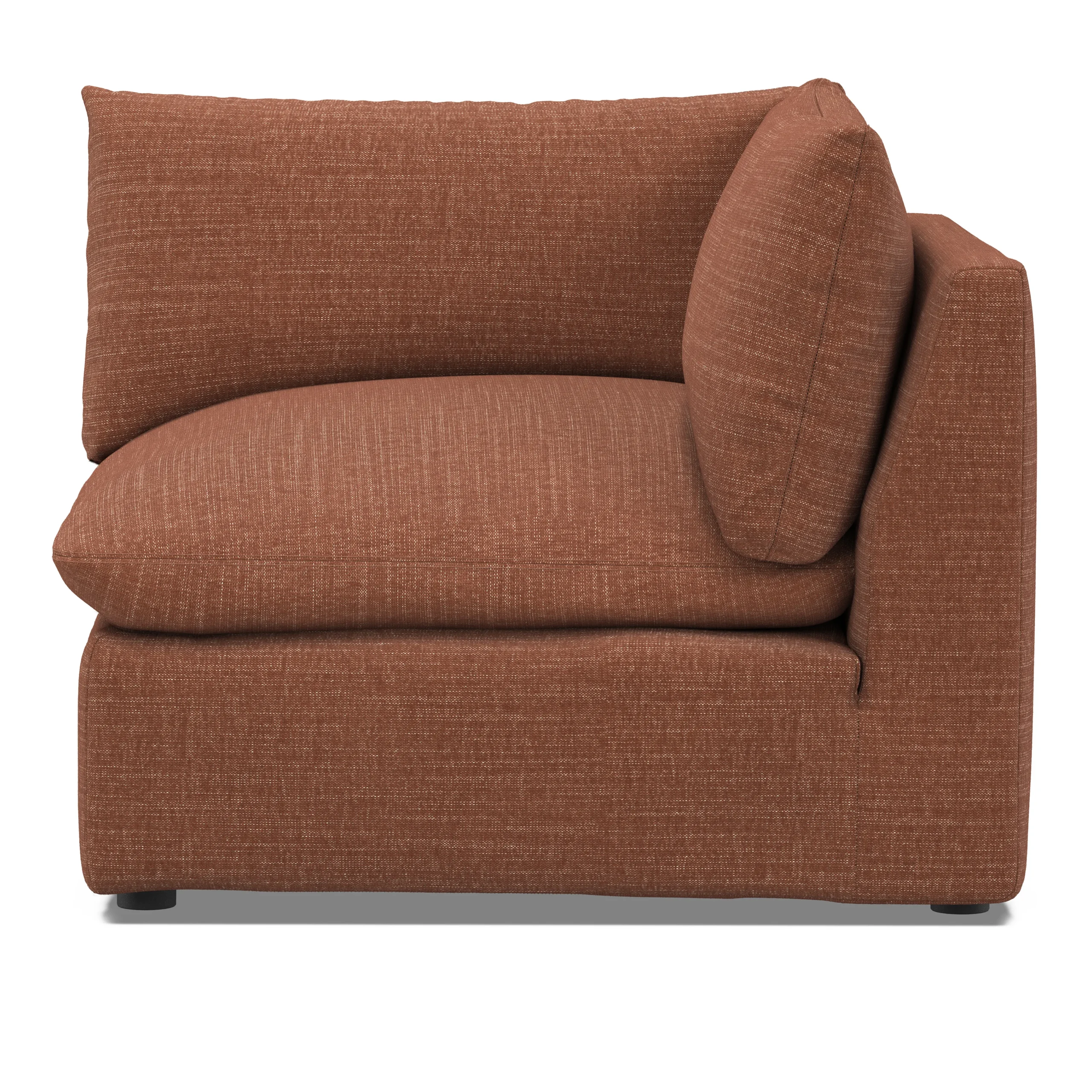 Leigh 41_ Corner Chair Module - Napa Rust - Image 10