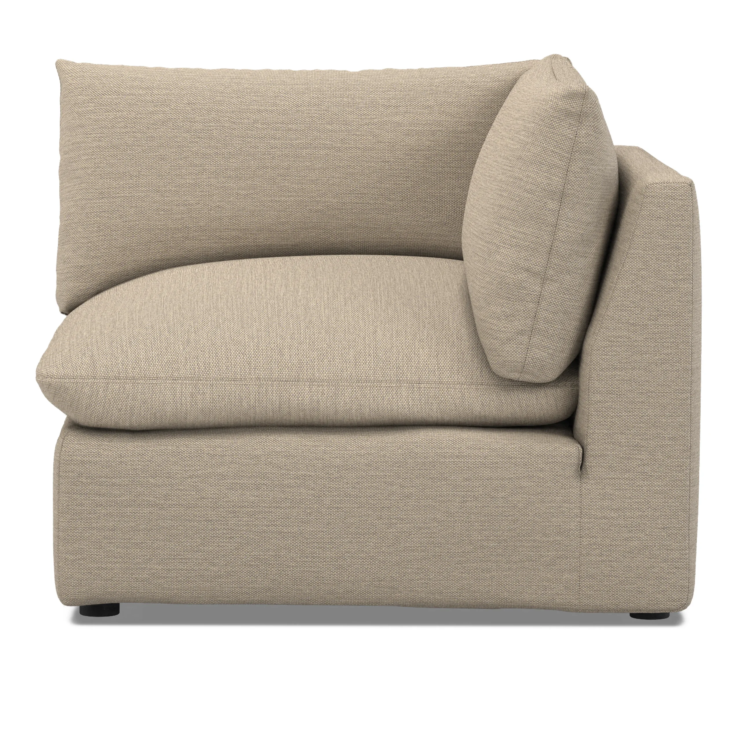 Leigh 41_ Corner Chair Module - Silver Taupe - Image 12