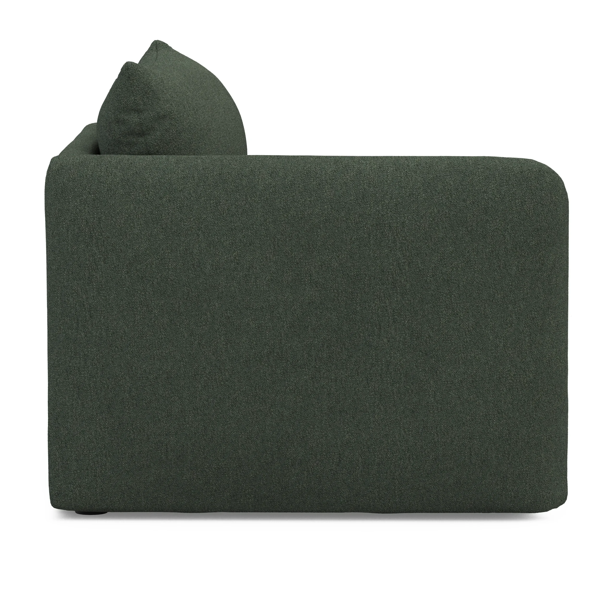 Leigh 46_ Left Arm Module - Green Wool Bouclé - Image 14