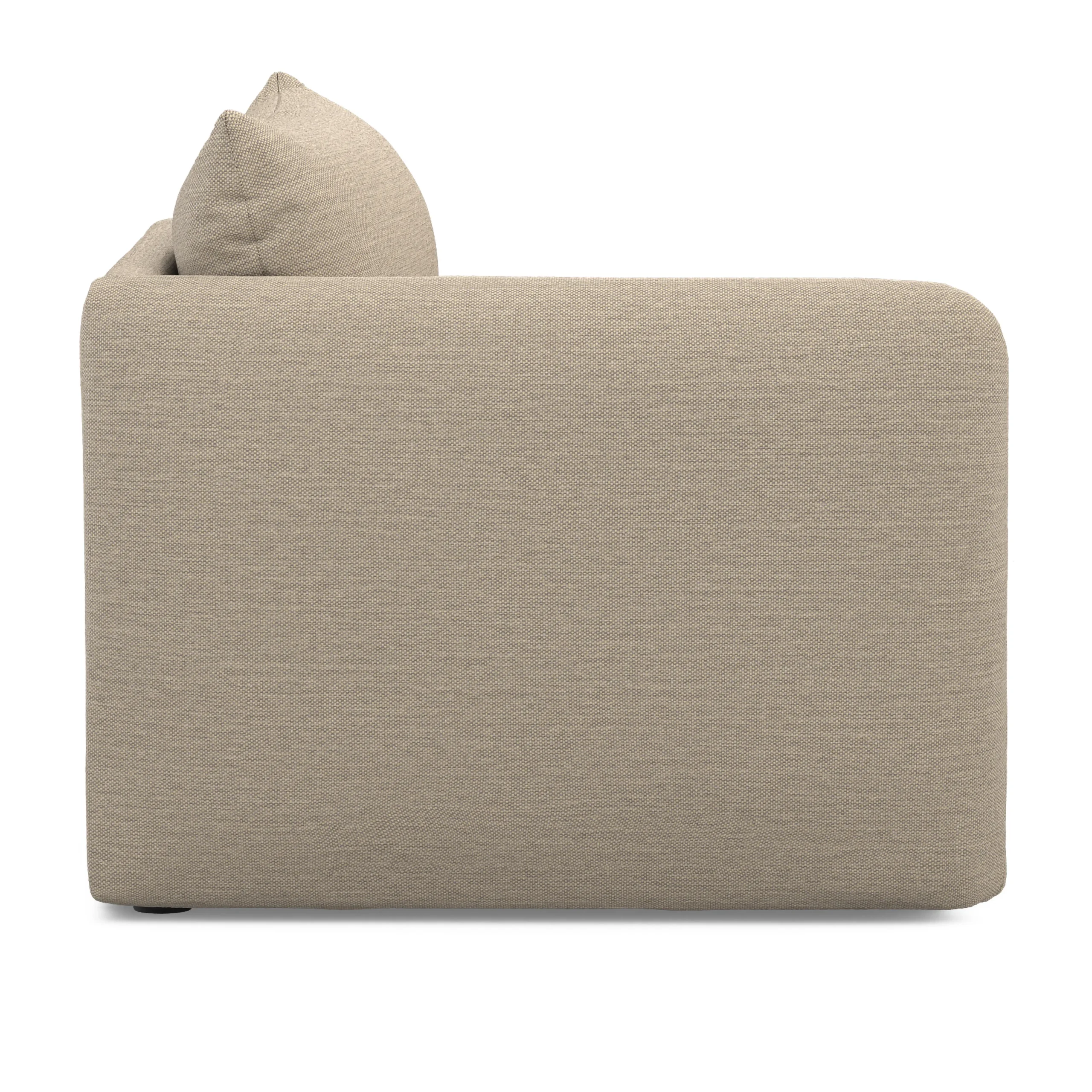 Leigh 46_ Left Arm Module - Silver Taupe - Image 14