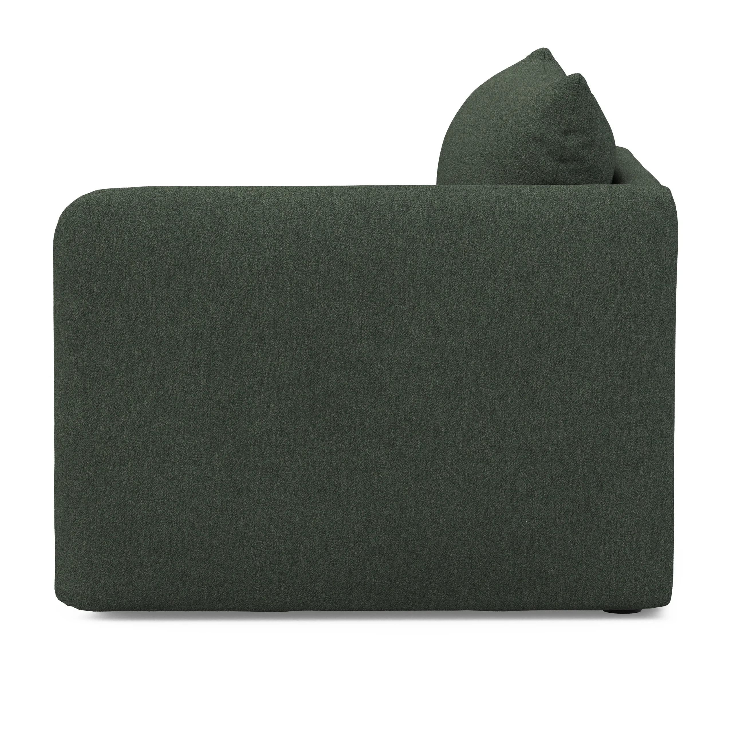 Leigh 46_ Right Arm Module - Green Wool Bouclé - Image 14