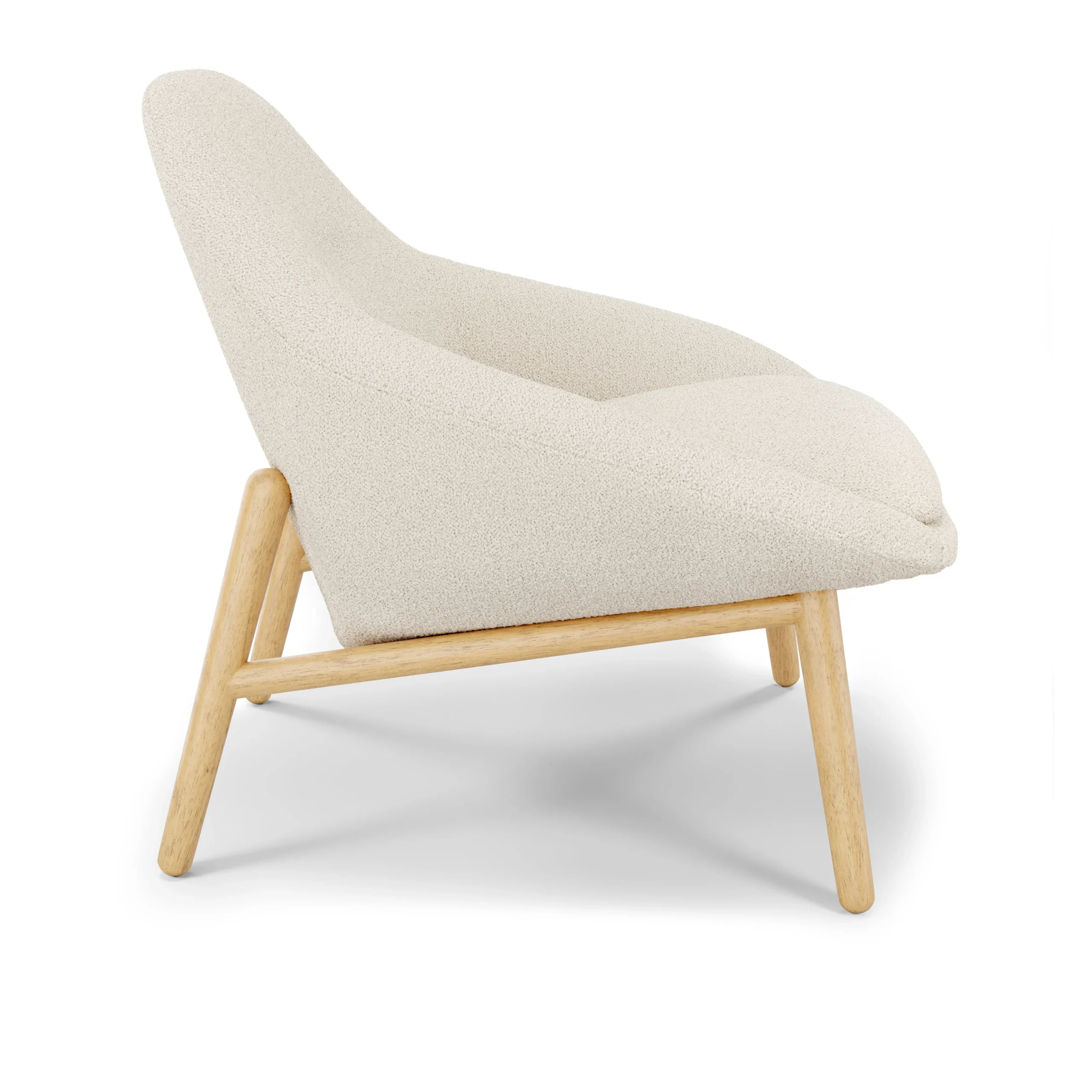 Sunny 32_ Lounge Chair - Ivory Wool Bouclé - Image 8