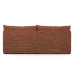 Leigh 79_ Armless Modular Sofa - Napa Rust
