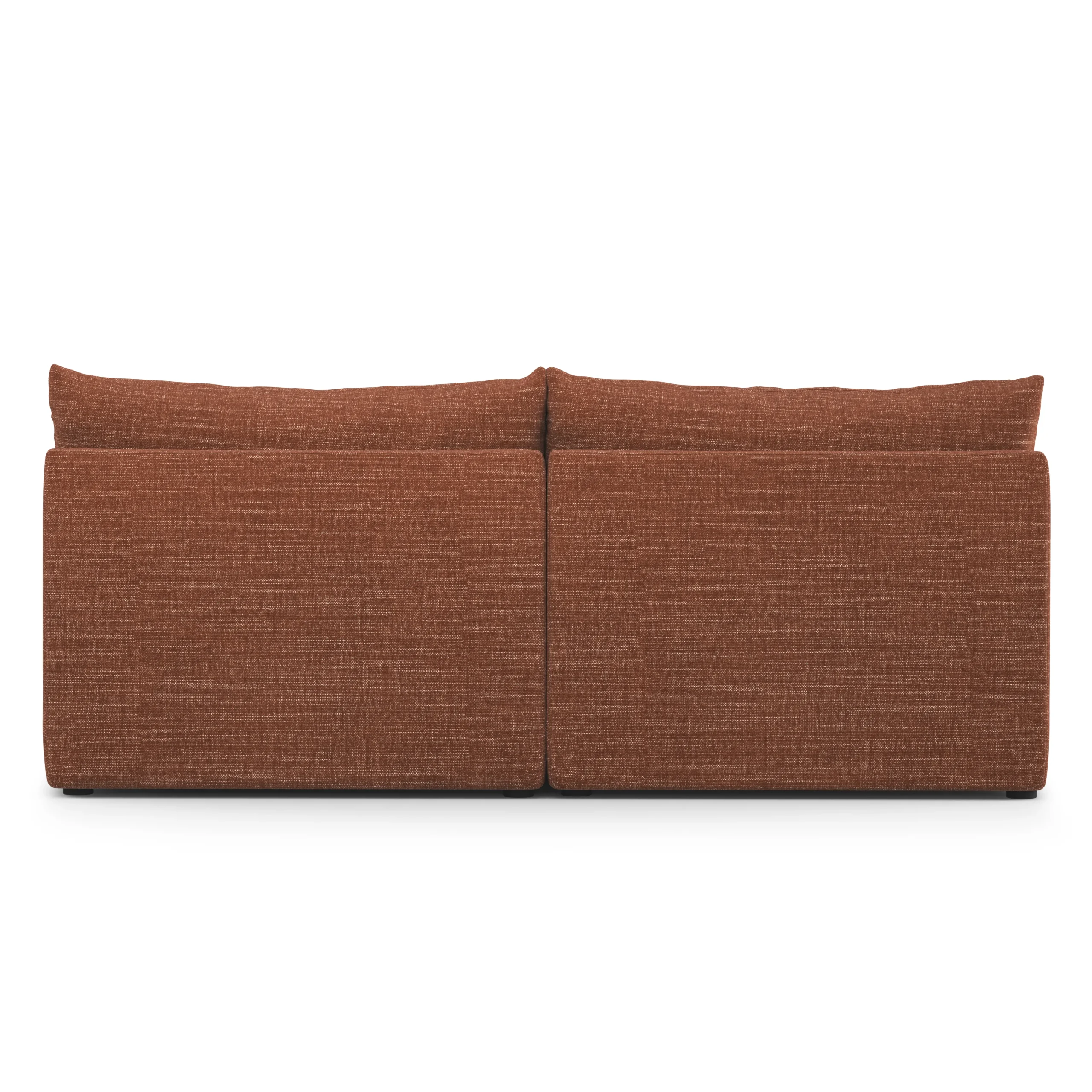 Leigh 79_ Armless Modular Sofa - Napa Rust - Image 6