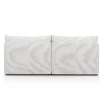 Leigh 79_ Armless Modular Sofa - Silver Ivory