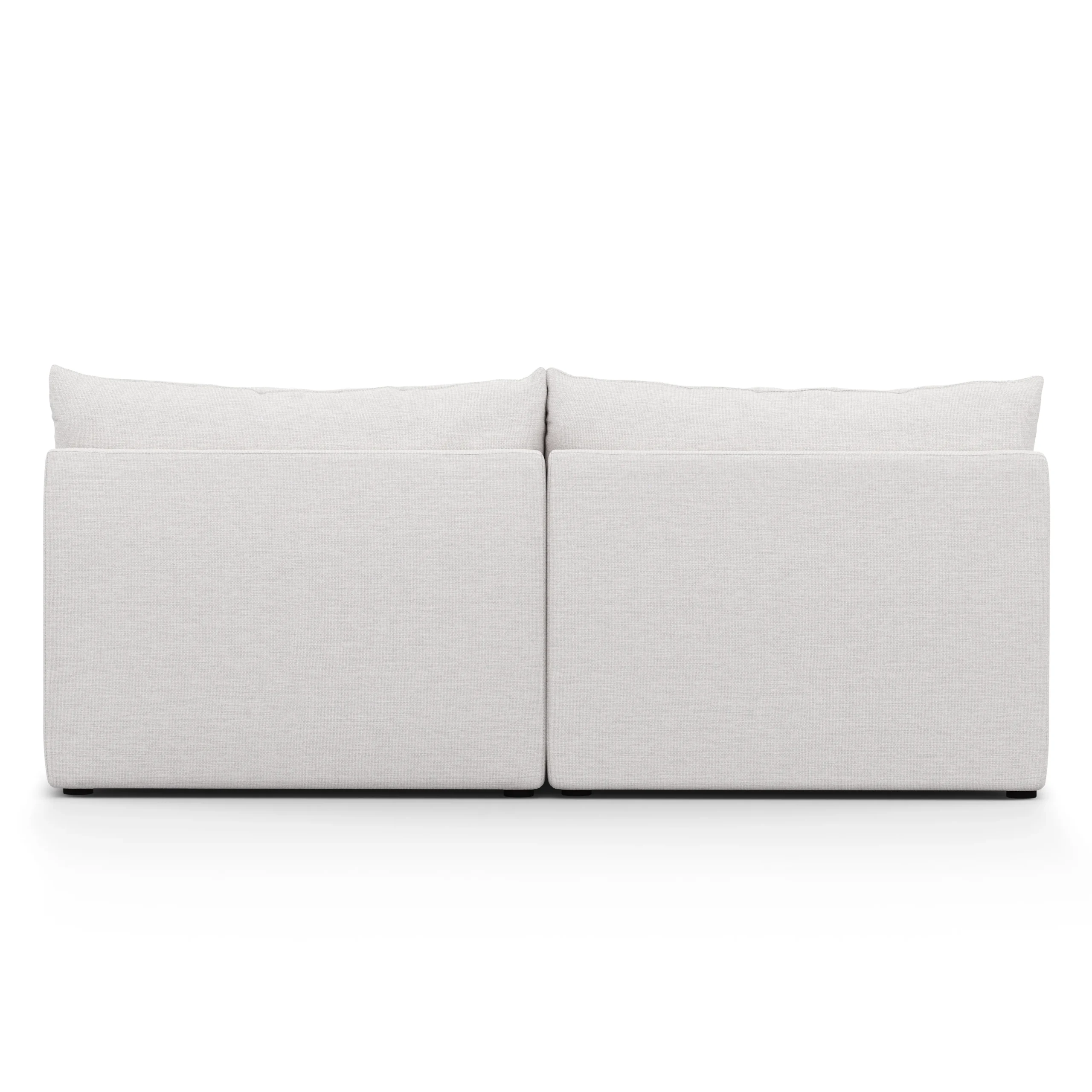 Leigh 79_ Armless Modular Sofa - Silver Ivory - Image 10