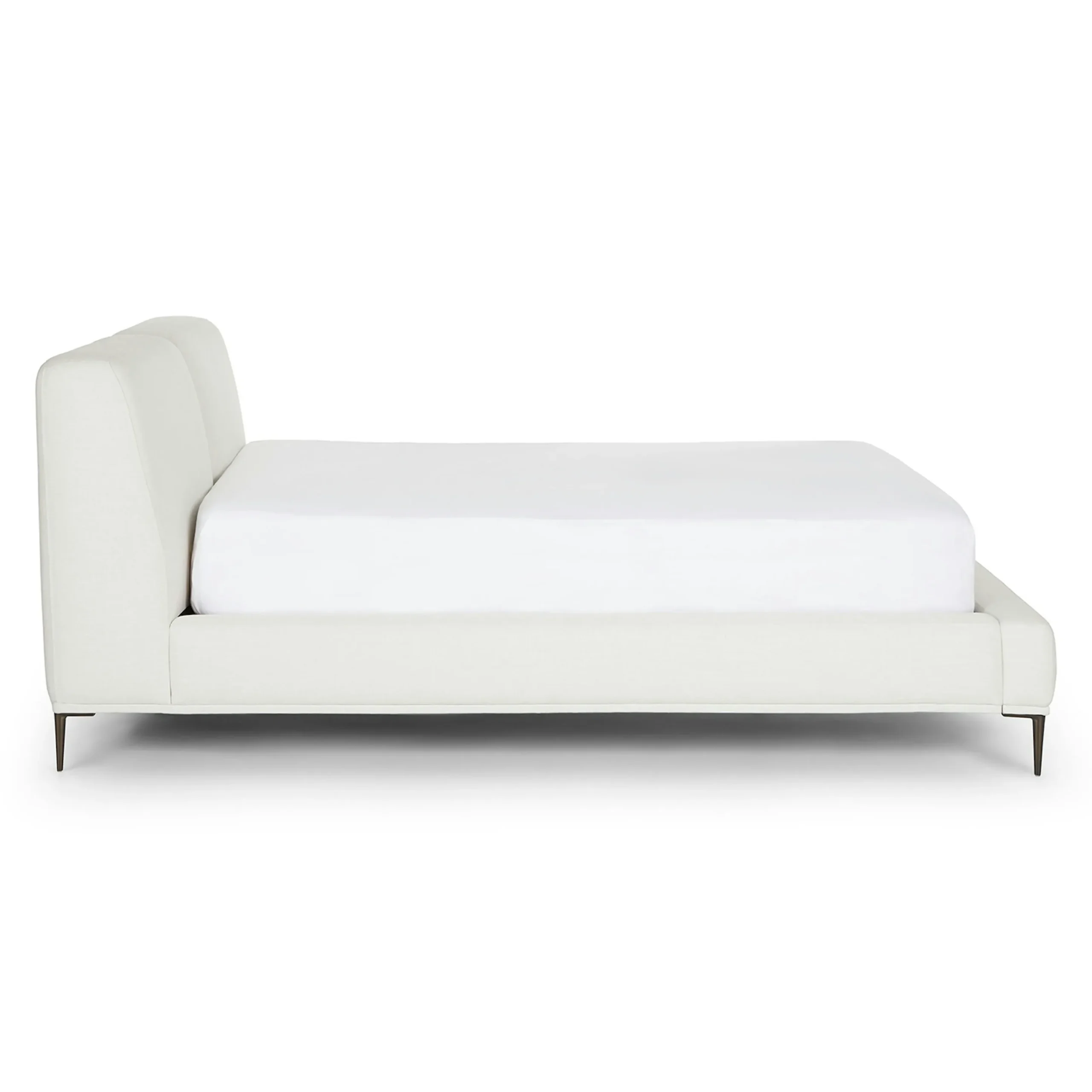 Abisko Queen Upholstered Bed - Quartz White - Image 11
