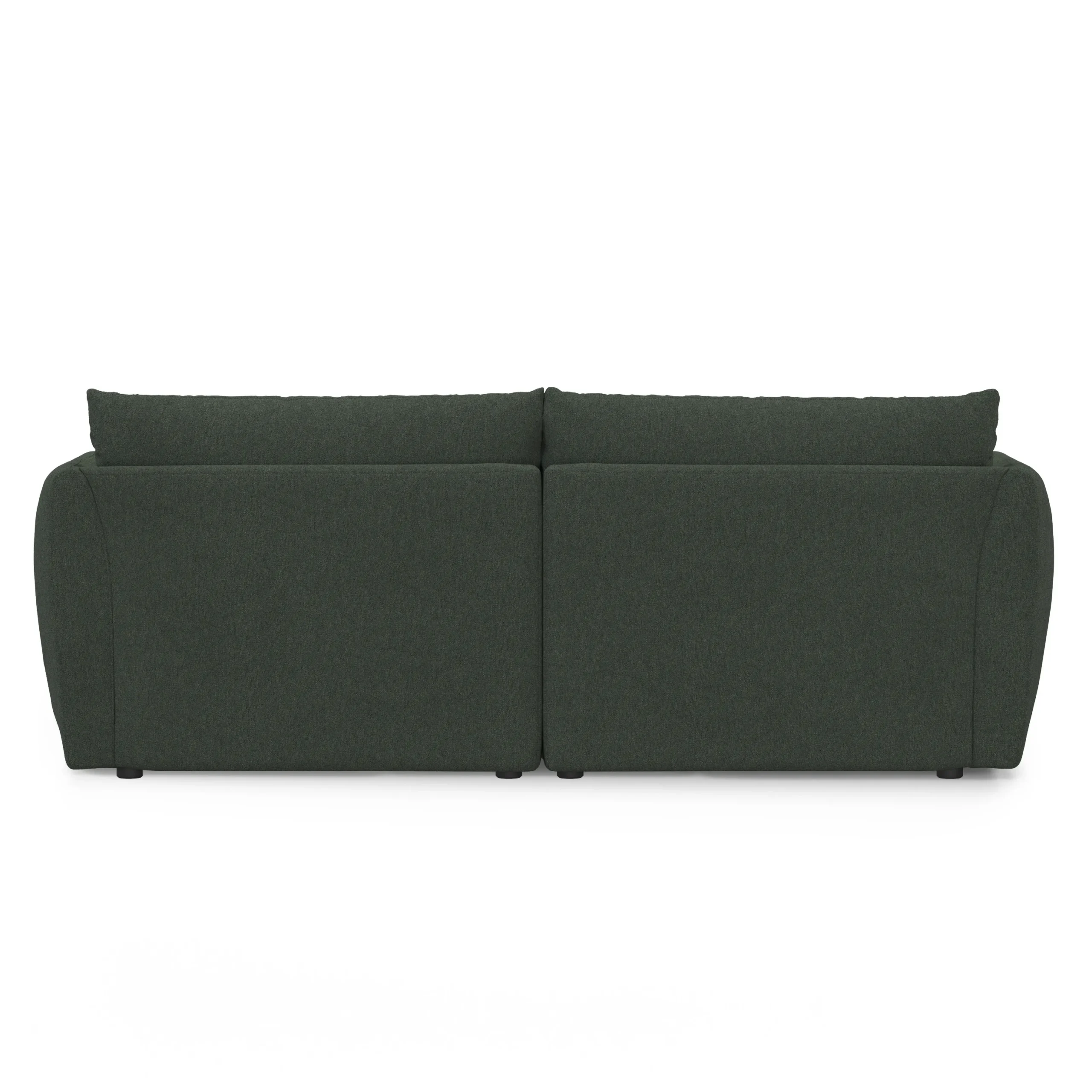 Leigh 92_ Modular Sofa - Green Wool Bouclé - Image 9