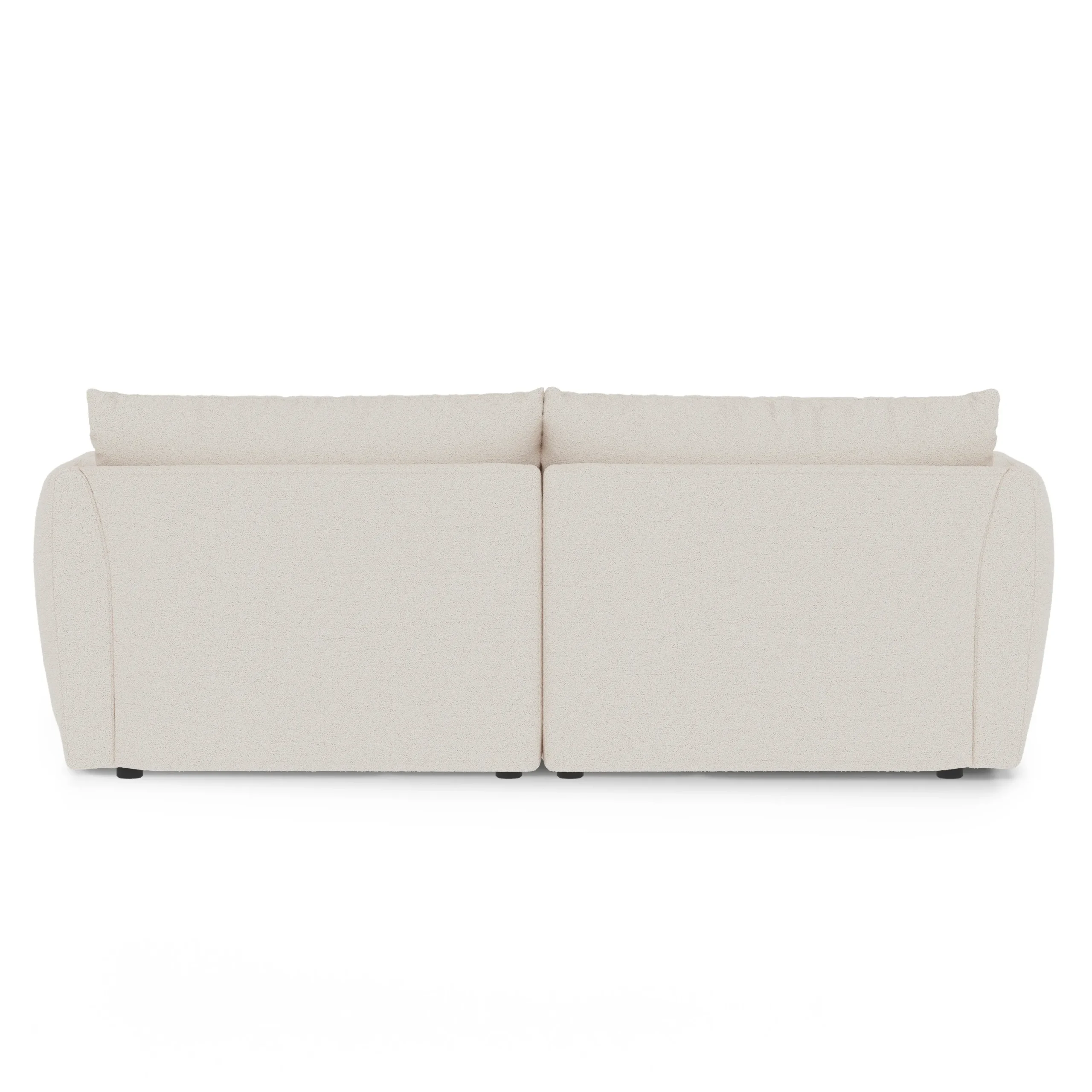 Leigh 92_ Modular Sofa - Ivory Wool Bouclé - Image 6