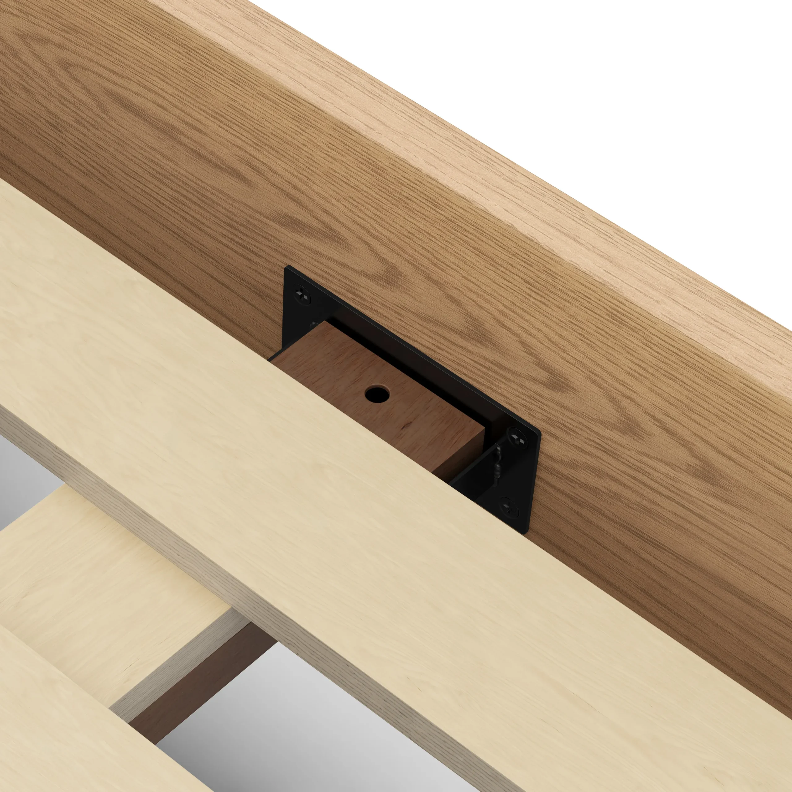 Basi Full Bed Frame - White Oak - Image 2