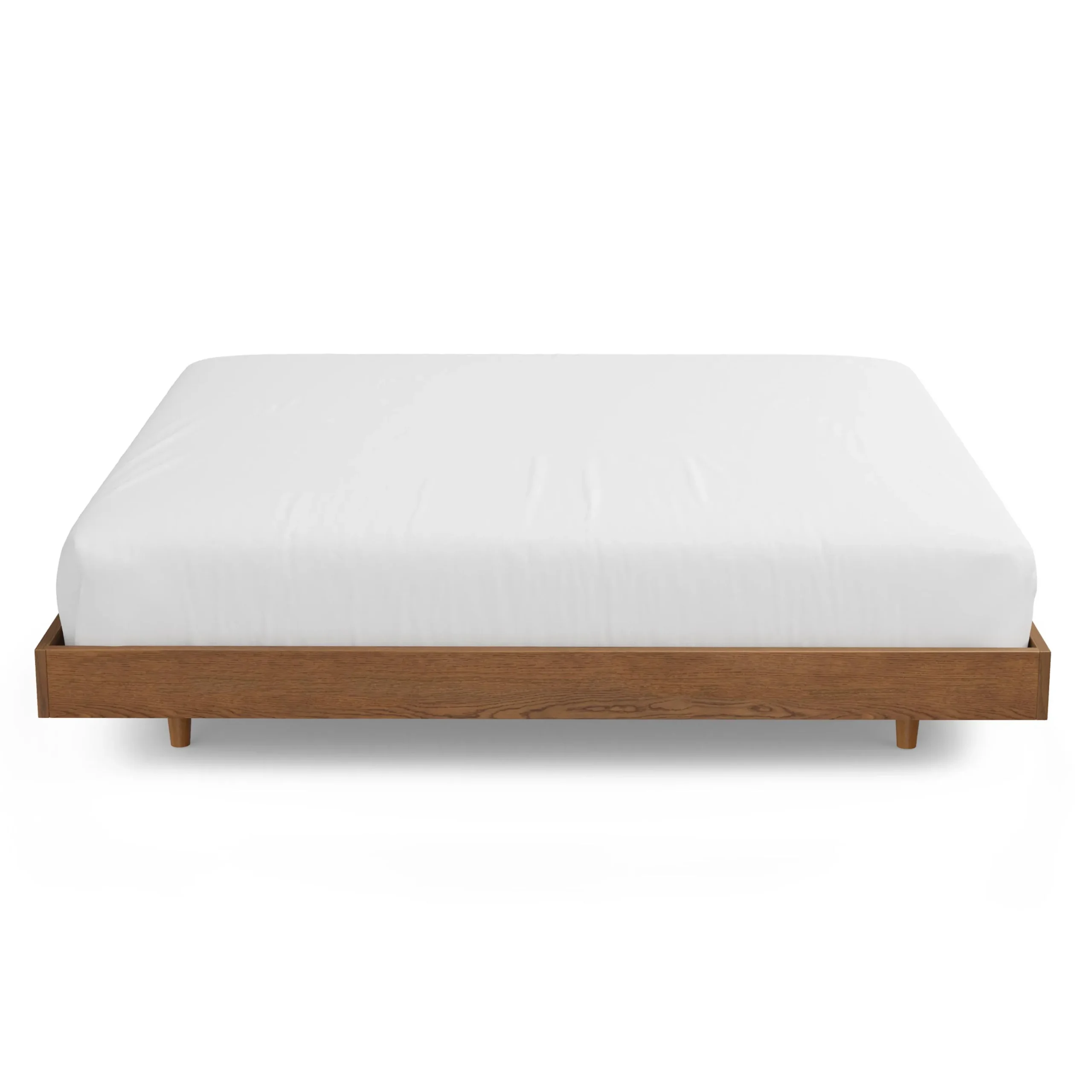 Basi King Bed Frame - Smoked Oak - Image 5