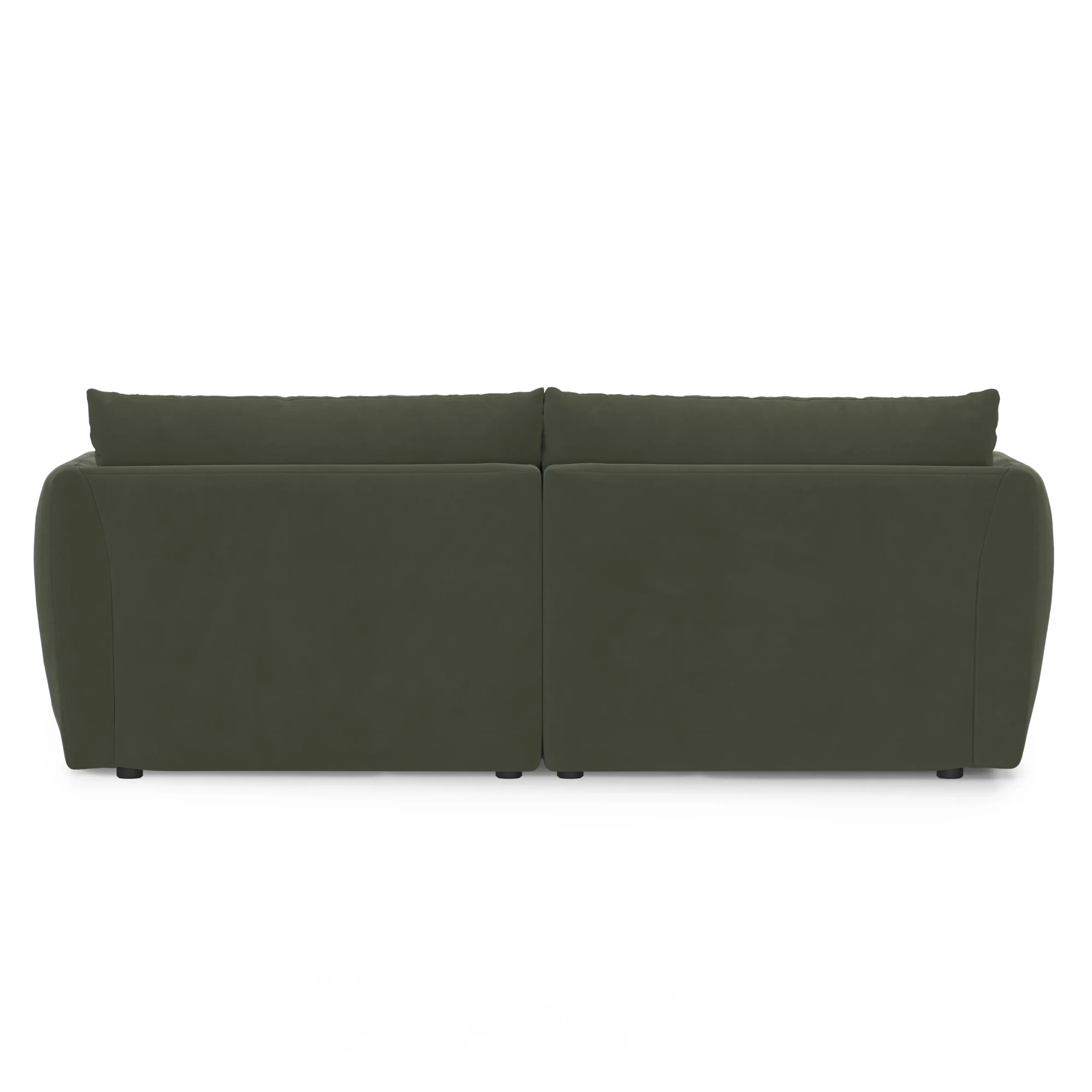 Leigh 92_ Velvet Modular Sofa - Hale Fir Green - Image 9