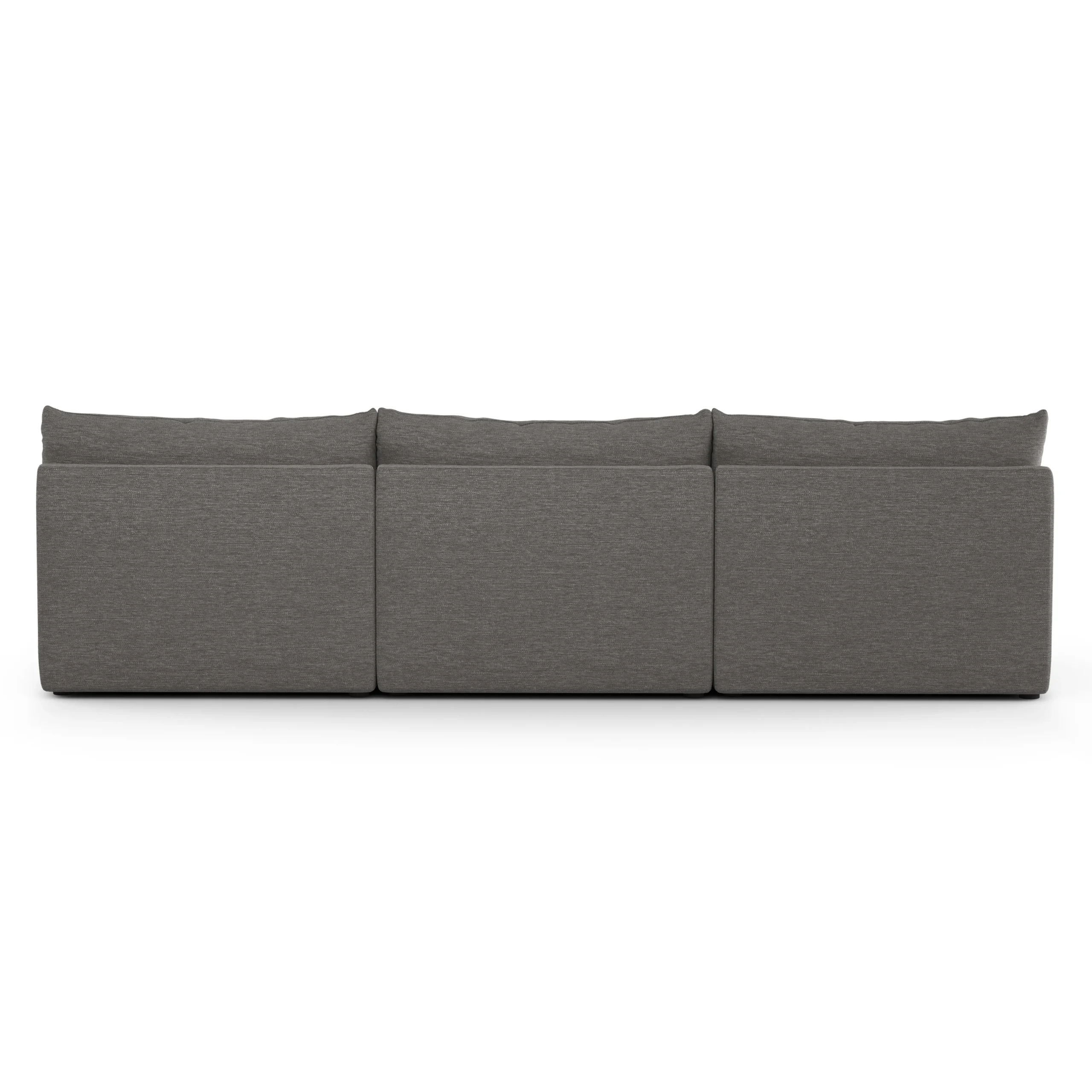Leigh 118_ Armless Modular Sofa - Silver Gray - Image 10