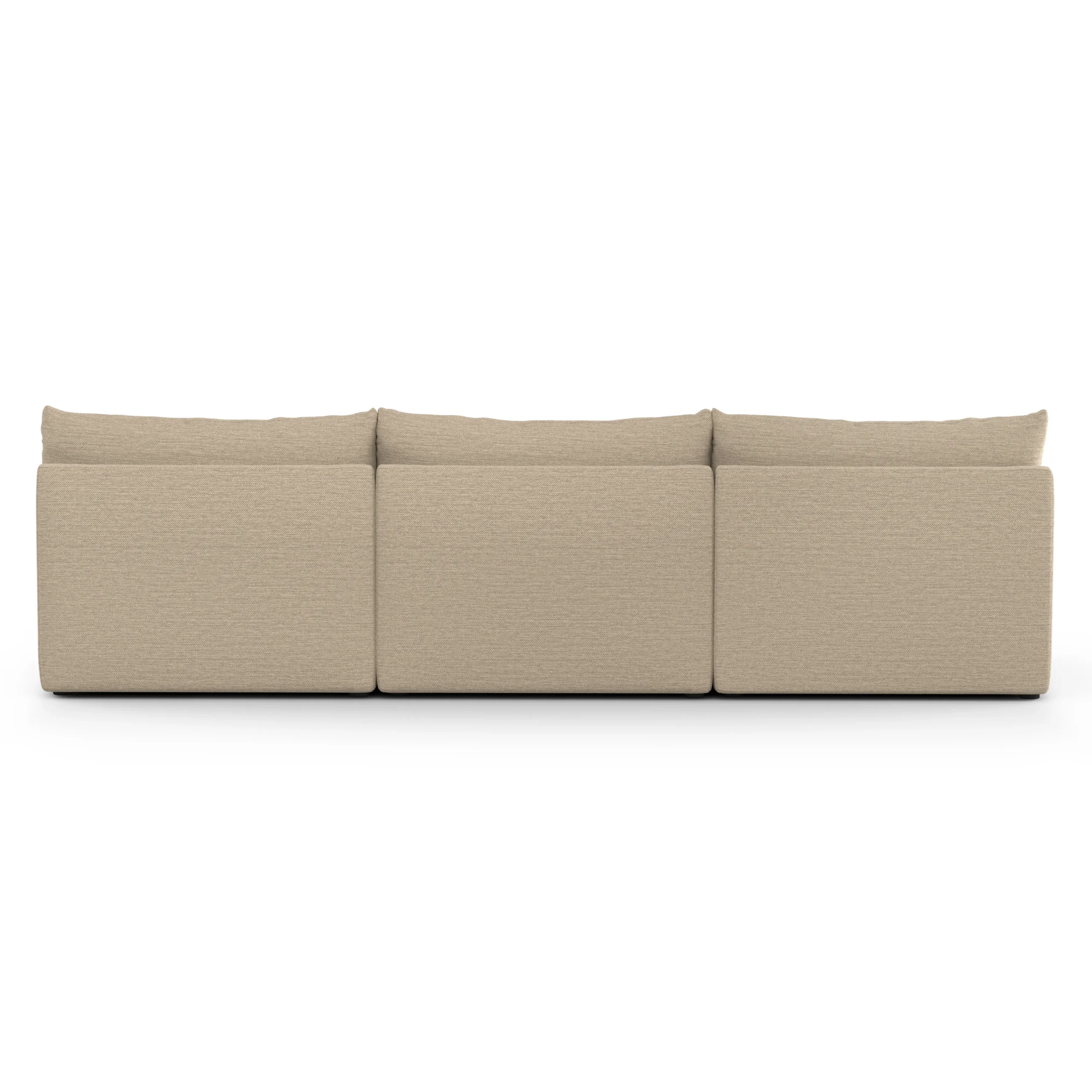 Leigh 118_ Armless Modular Sofa - Silver Taupe - Image 9