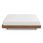 Basi Queen Bed Frame - Smoked Oak