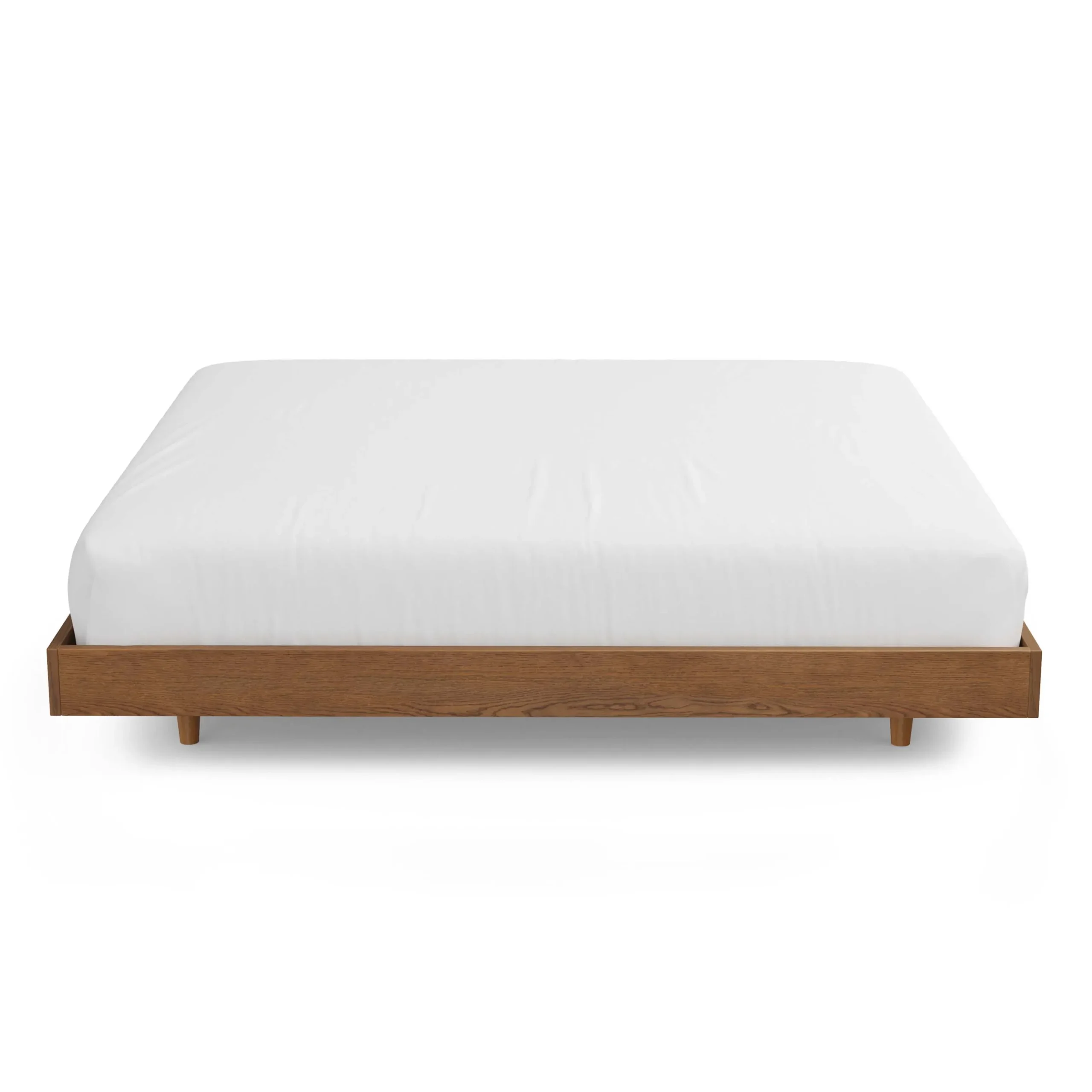 Basi Queen Bed Frame - Smoked Oak - Image 10