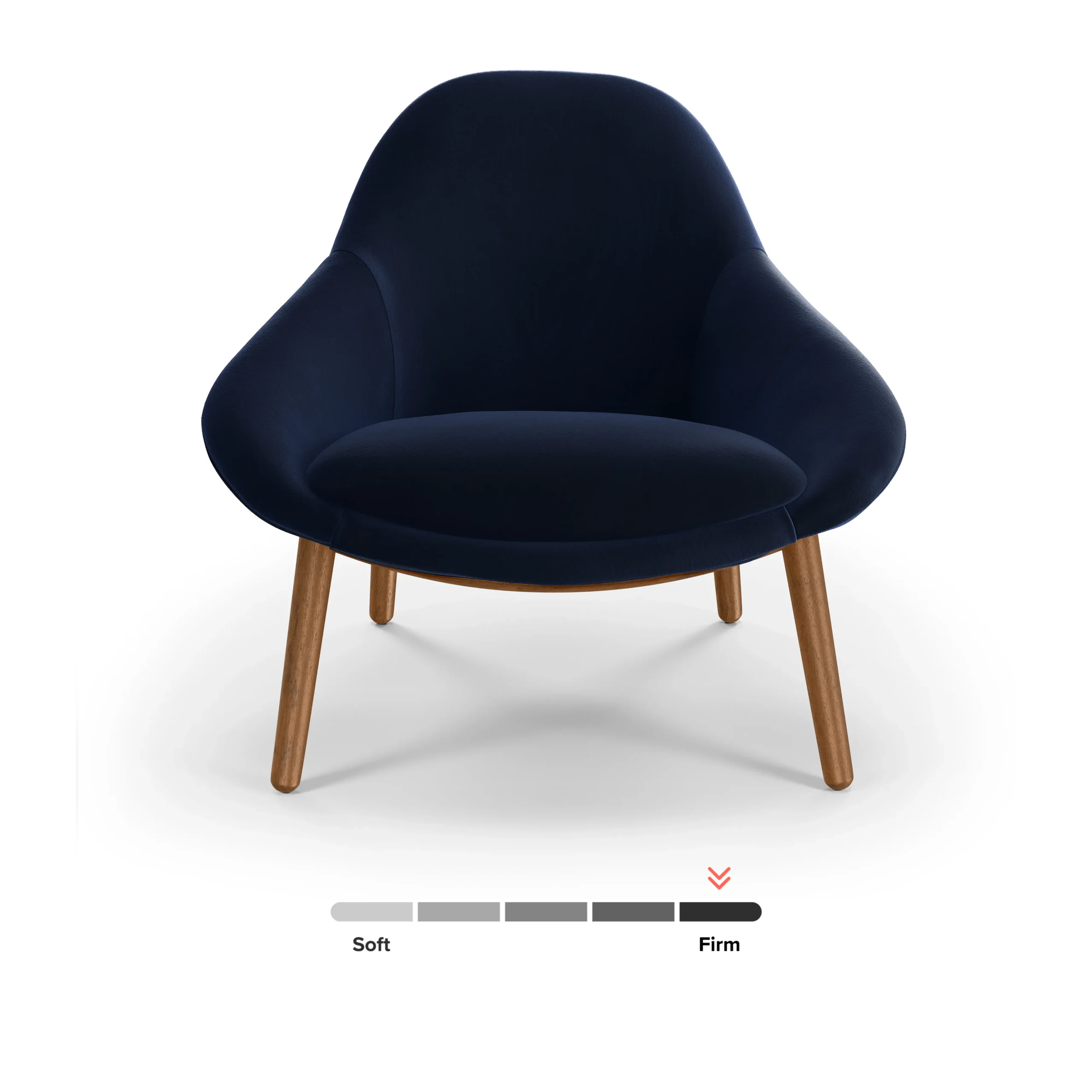 Sunny 32_ Velvet Lounge Chair - Hale Ink - Image 9