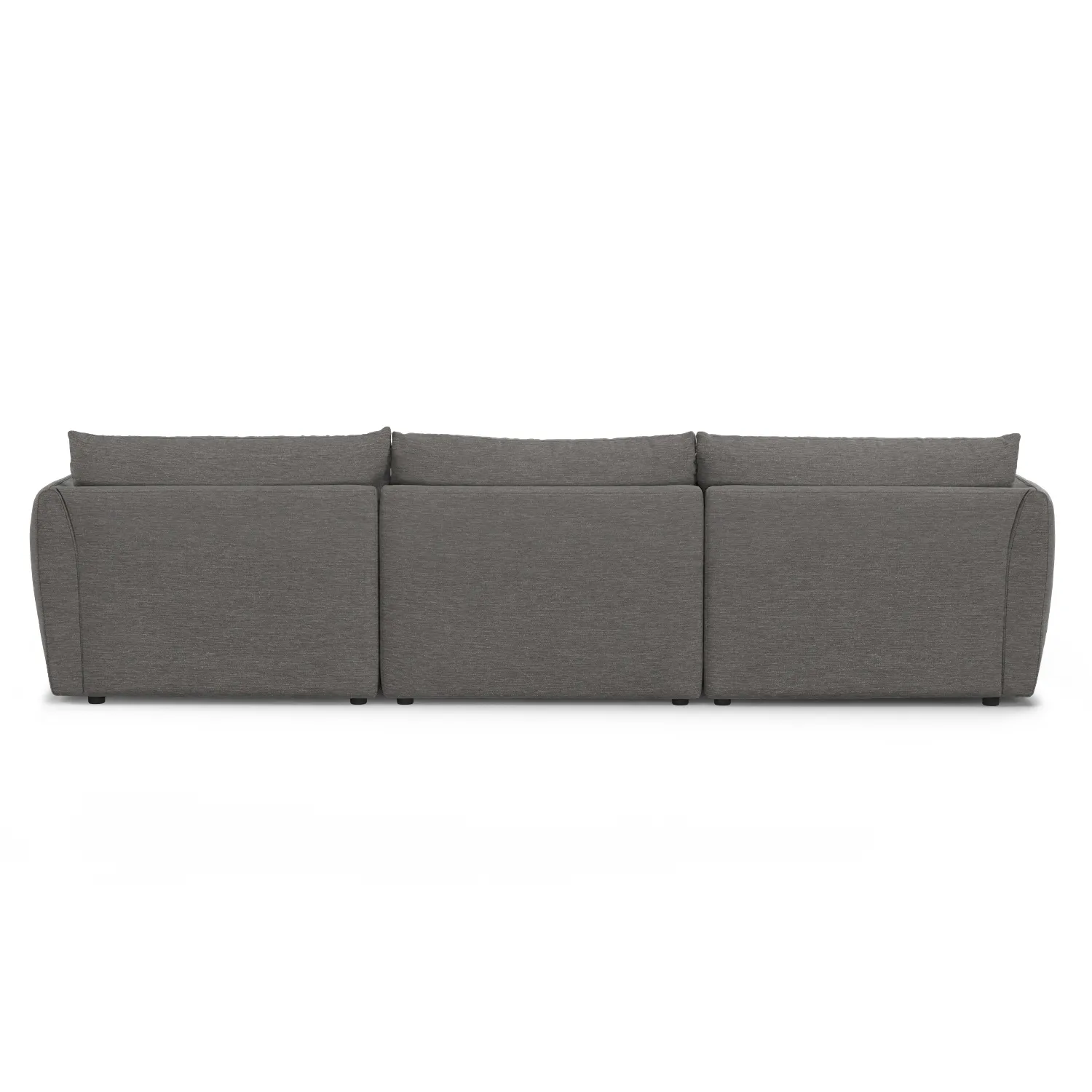 Leigh 131.5_ Modular Sofa - Silver Gray - Image 10