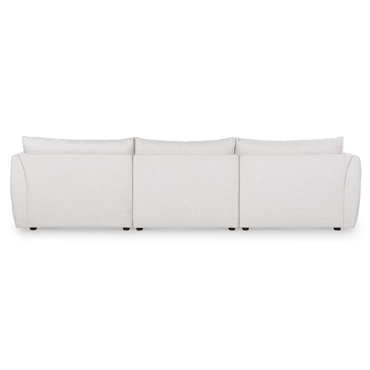 Leigh 131.5_ Modular Sofa - Silver Ivory - Image 6